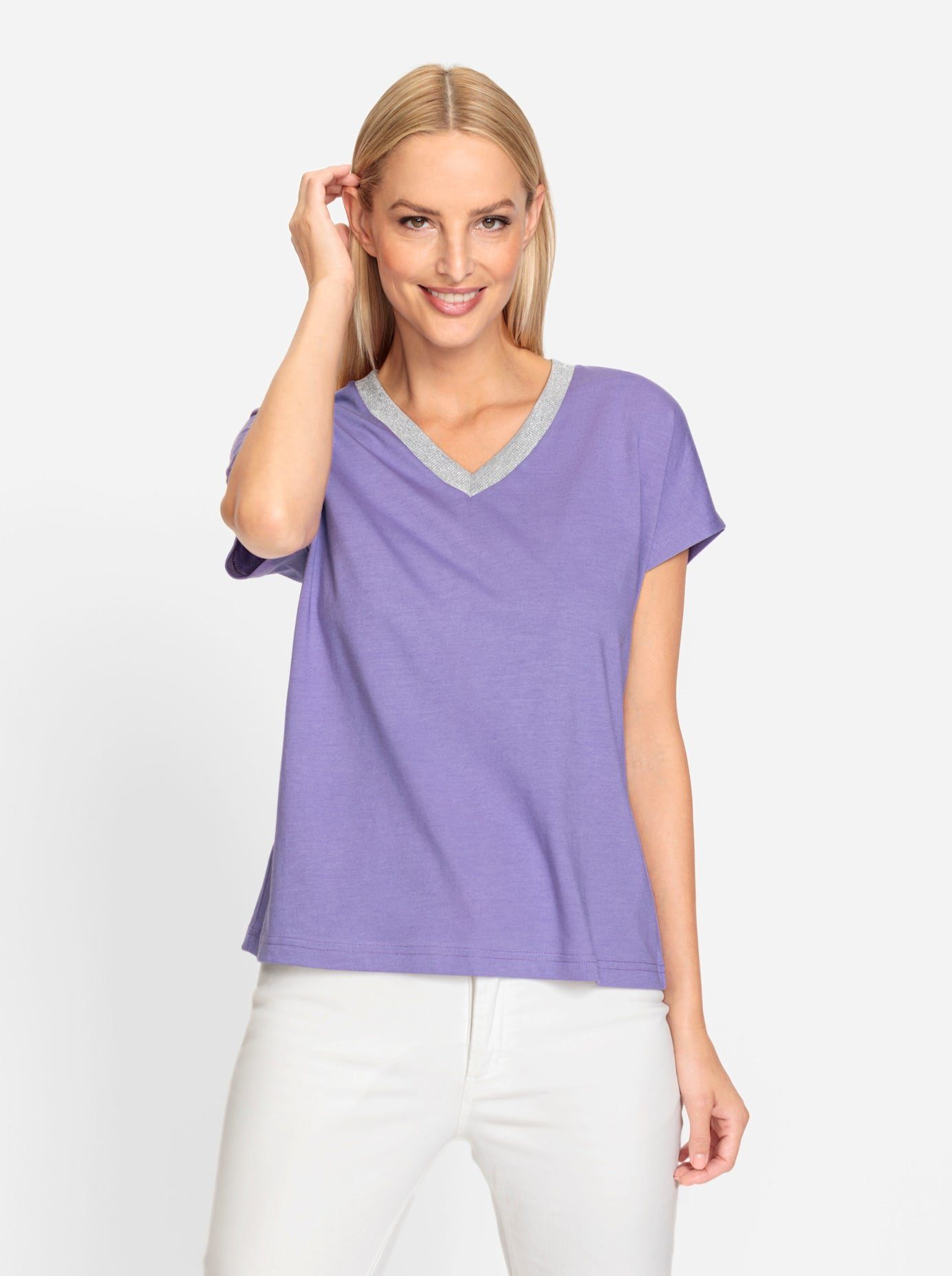 heine Shirt met V-hals Shirt (1-delig)