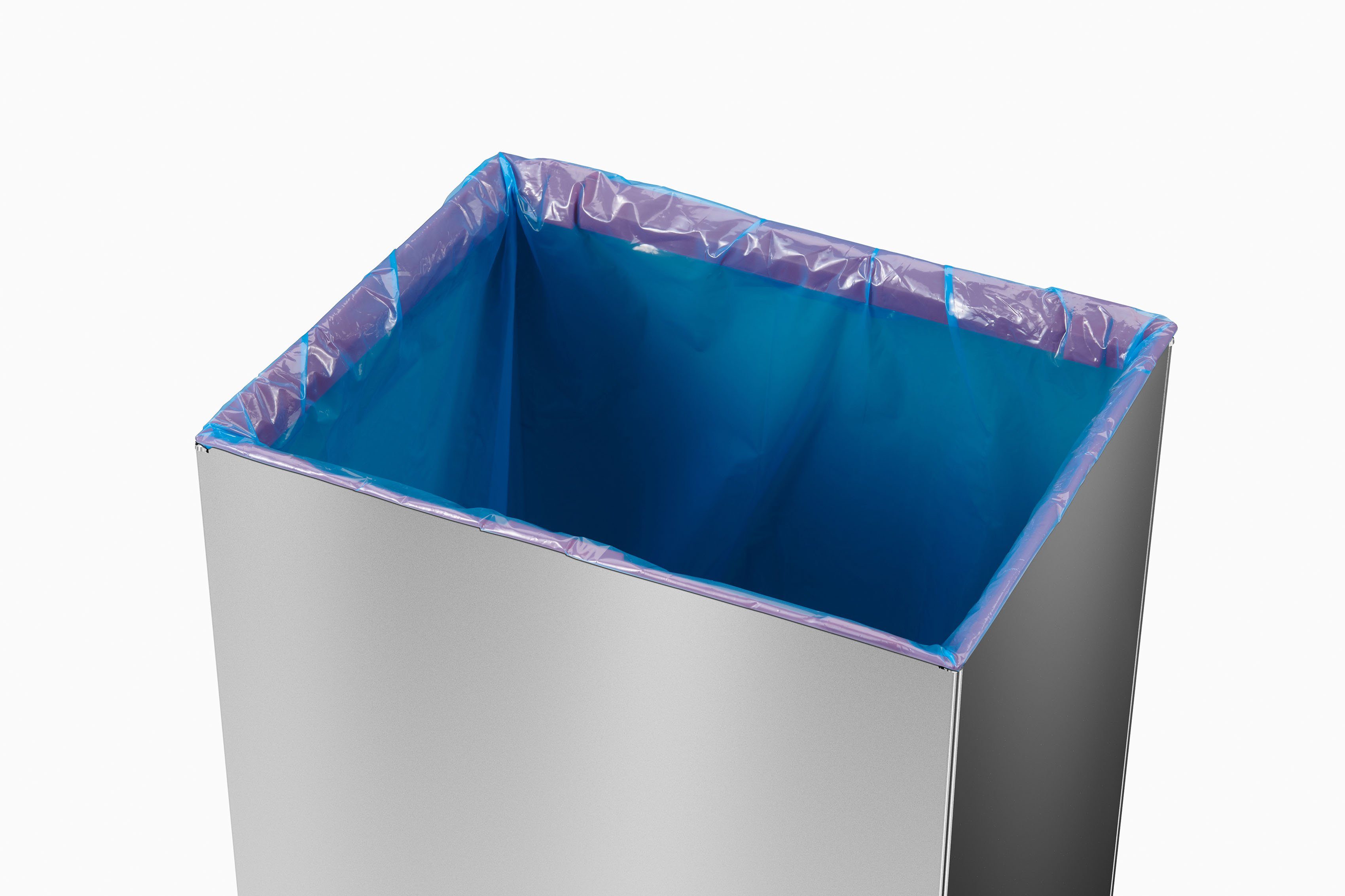 Hailo Vuilnisemmer Big-Box Swing XL 52 l, plaatstaal of edelstaal, met zelfsluitende swingdeksel