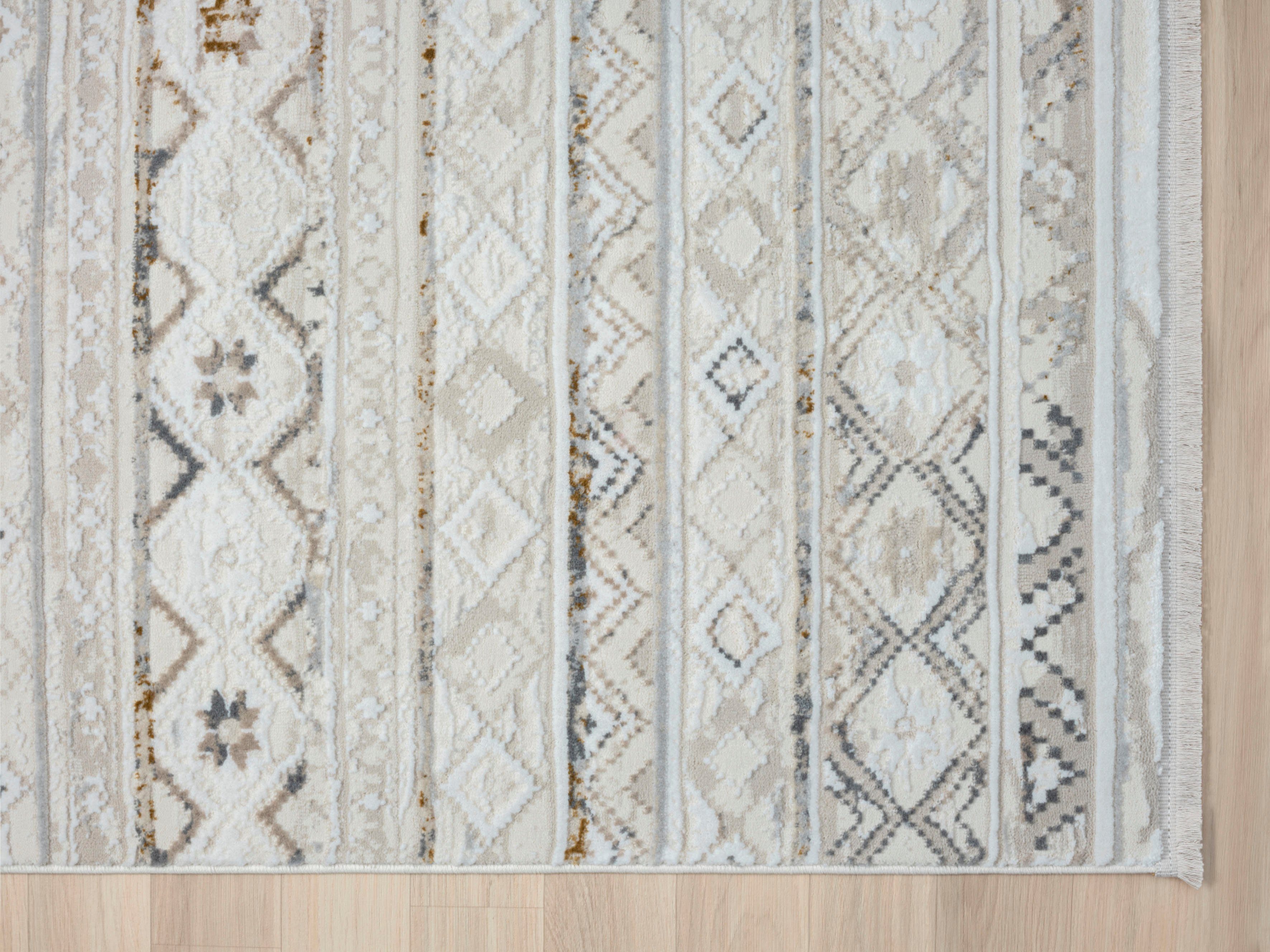 Myflair Möbel & Accessoires Vloerkleed Mijn Nomady voorraadopruiming Kortpolig, Scandi-ontwerp, bijzonder zacht door microvezel, met franjes