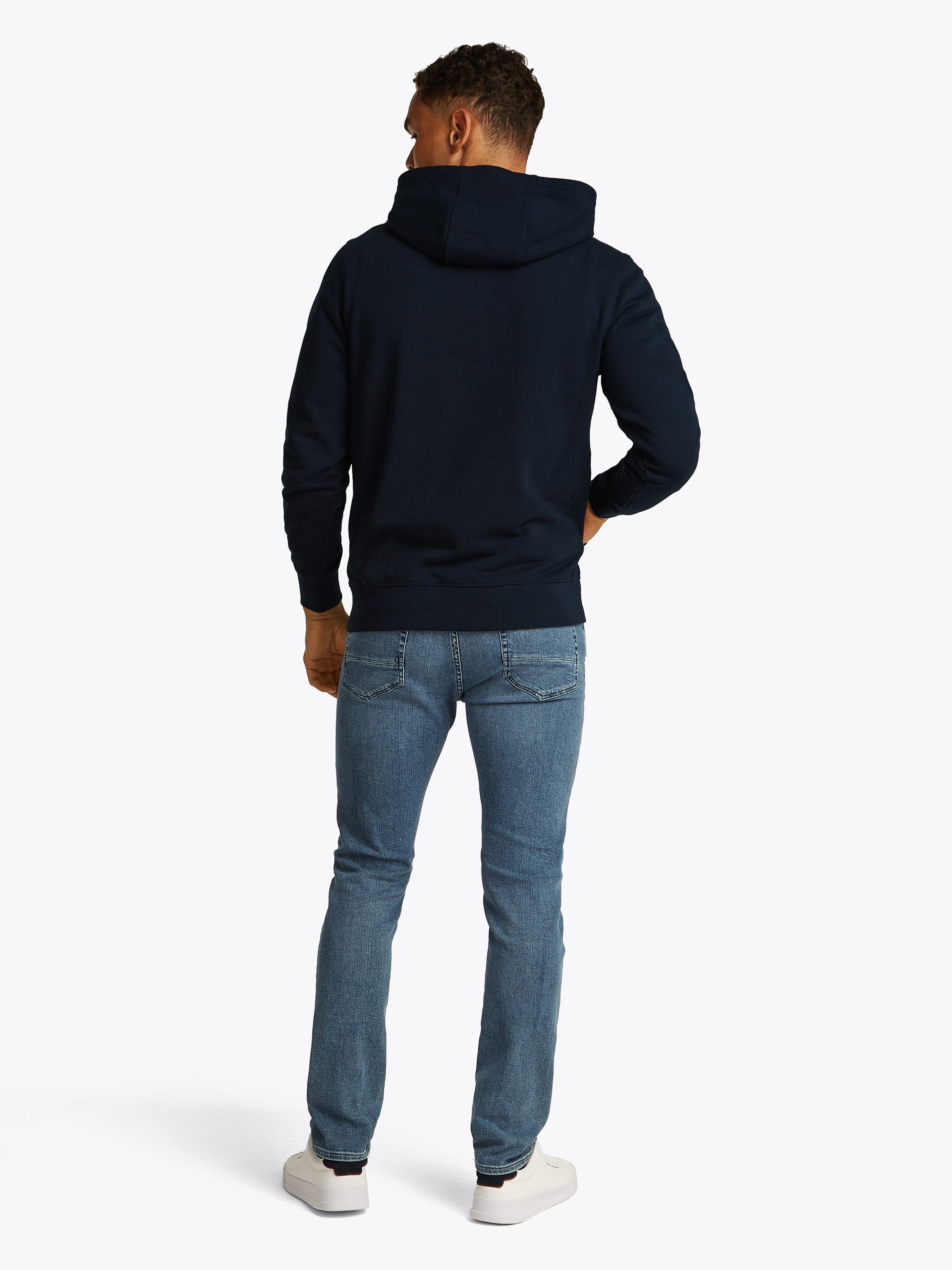 Tommy Hilfiger Hoodie HILFIGER CENTER STACK HOODY met grote meerkleurige print