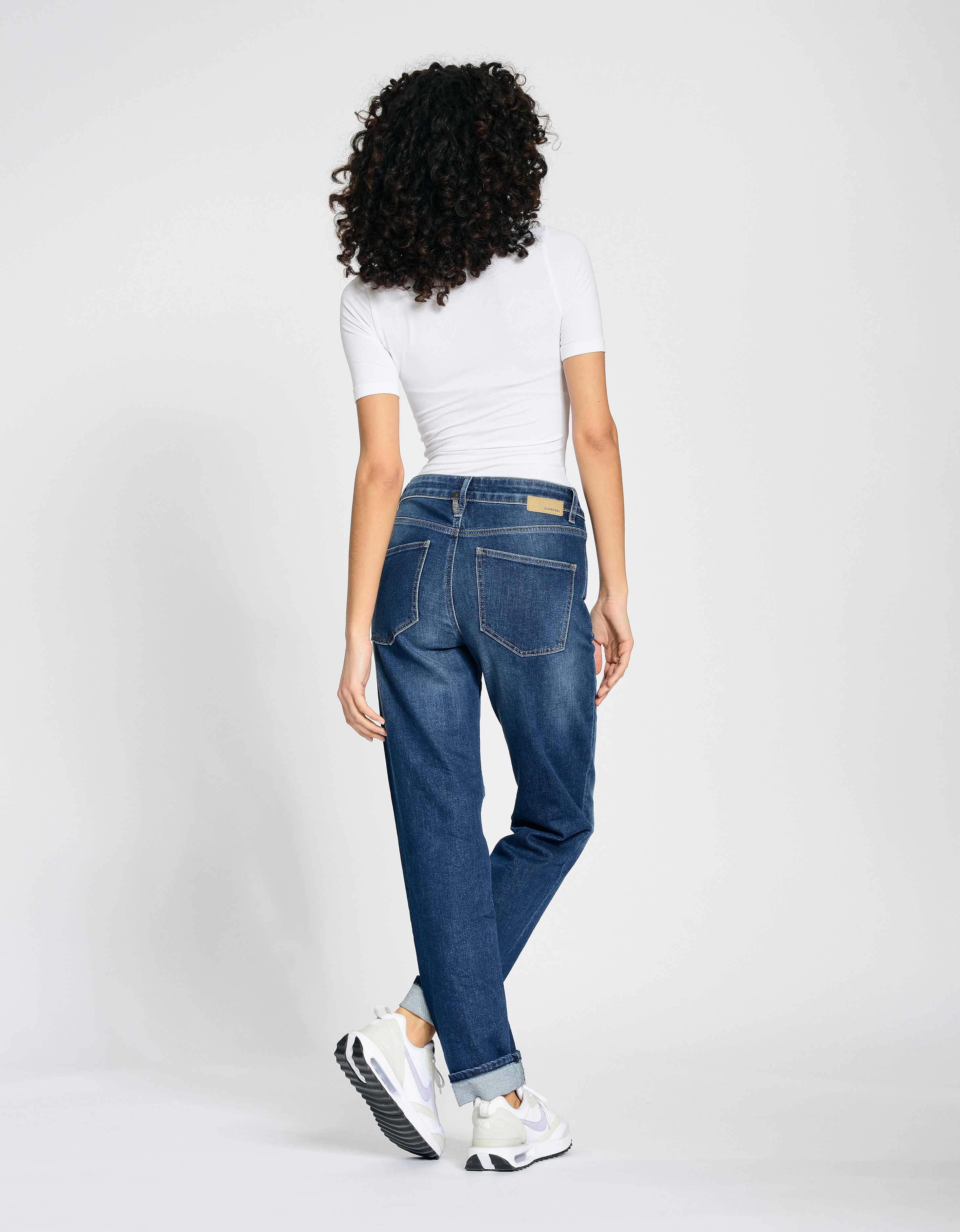GANG Straight jeans 94SOLEY exclusief ontwerp zonder opgerolde pijpen