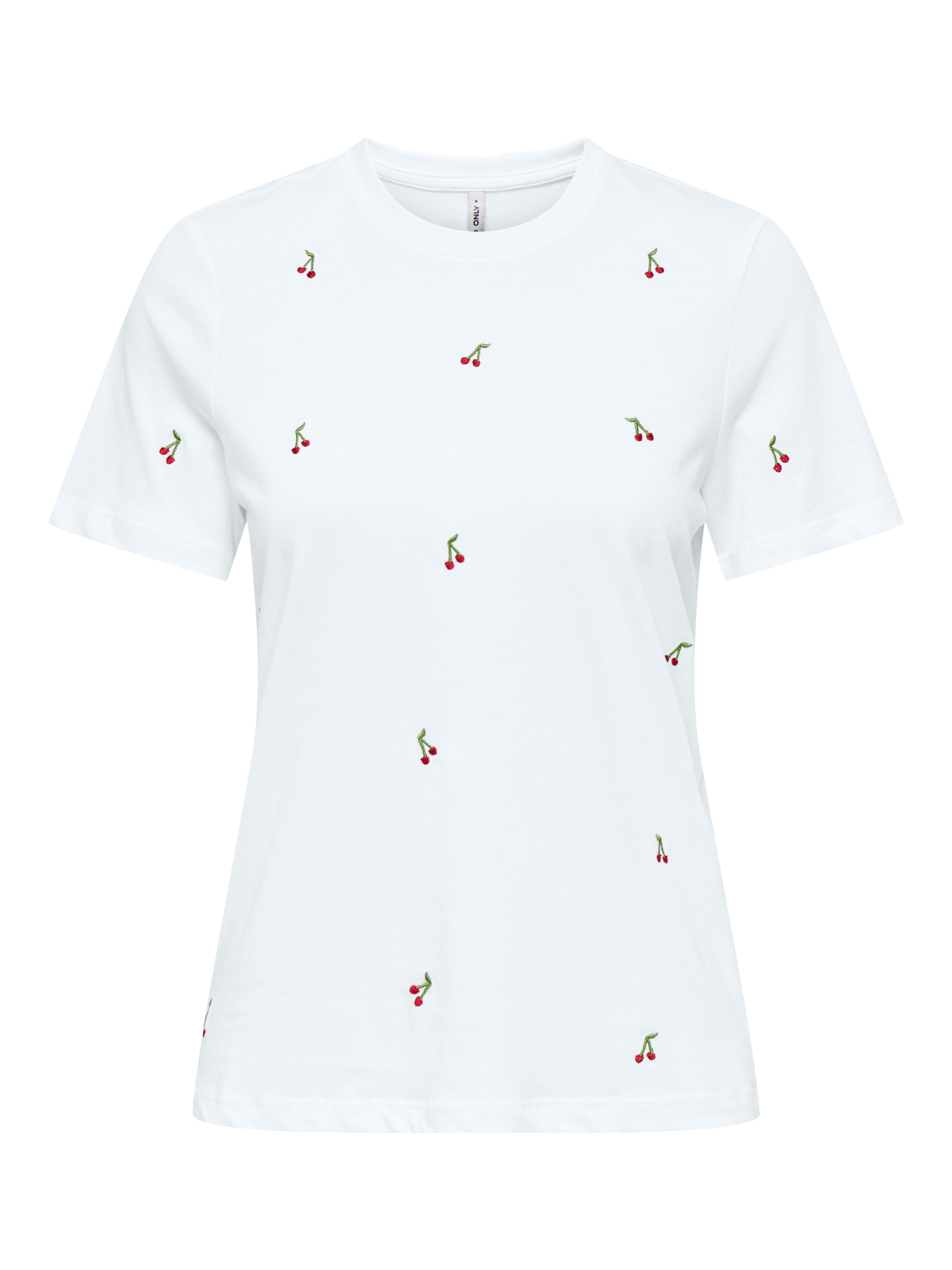 Only Shirt met korte mouwen ONLKETTY LIFE S/S O-NECK TOP JRS NOOS