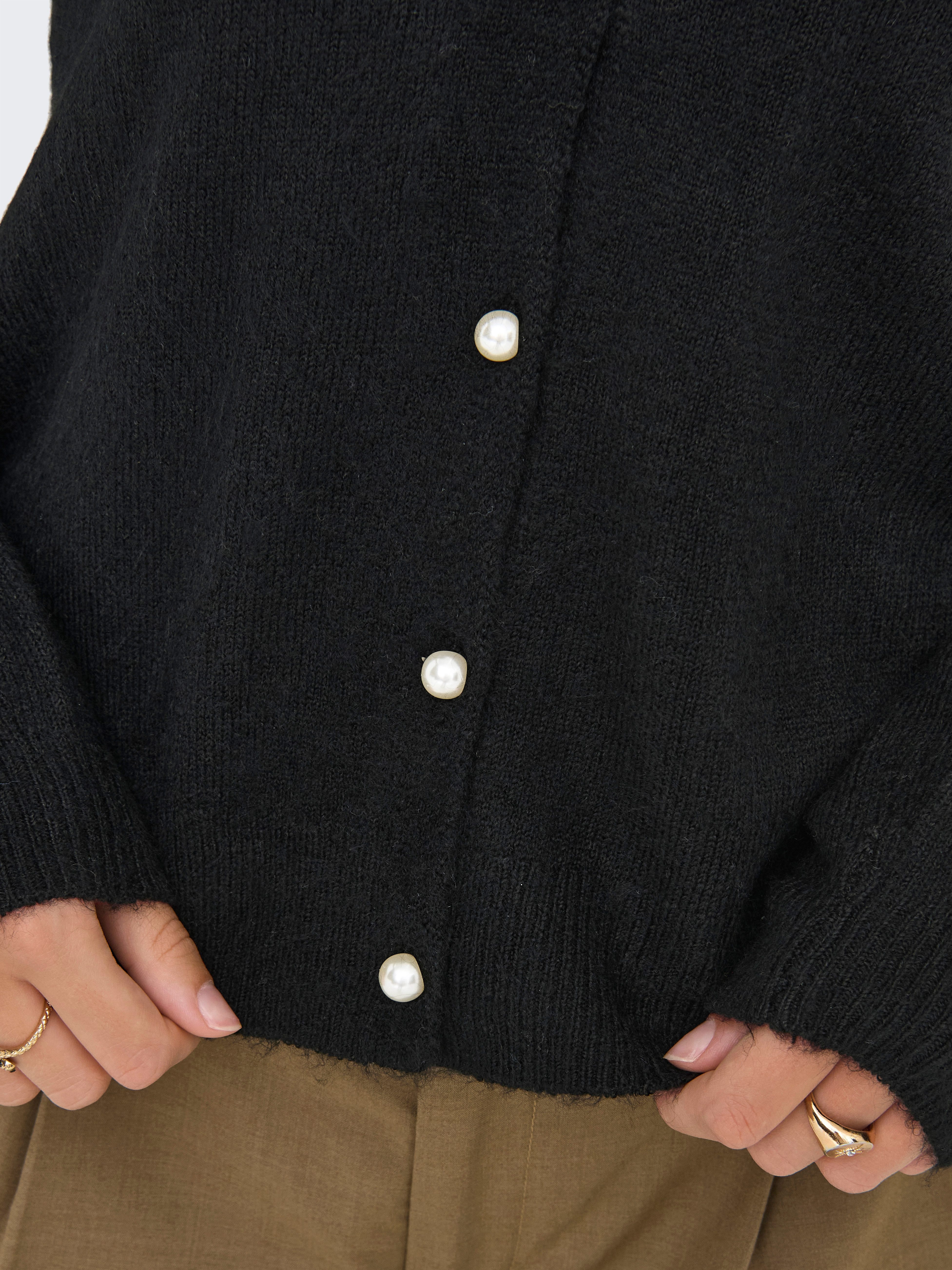 Only Vest ONLADELE LS LACE MIX REVERS CARDI CC KNT