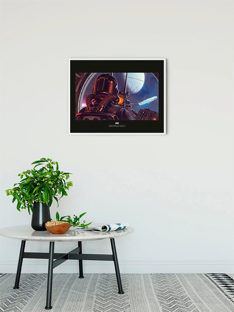 Komar Wanddecoratie Star Wars Classic RMQ TIE-Fighter piloot Wanddecoratie voor de kinderkamer - zonder lijst (1 stuk)