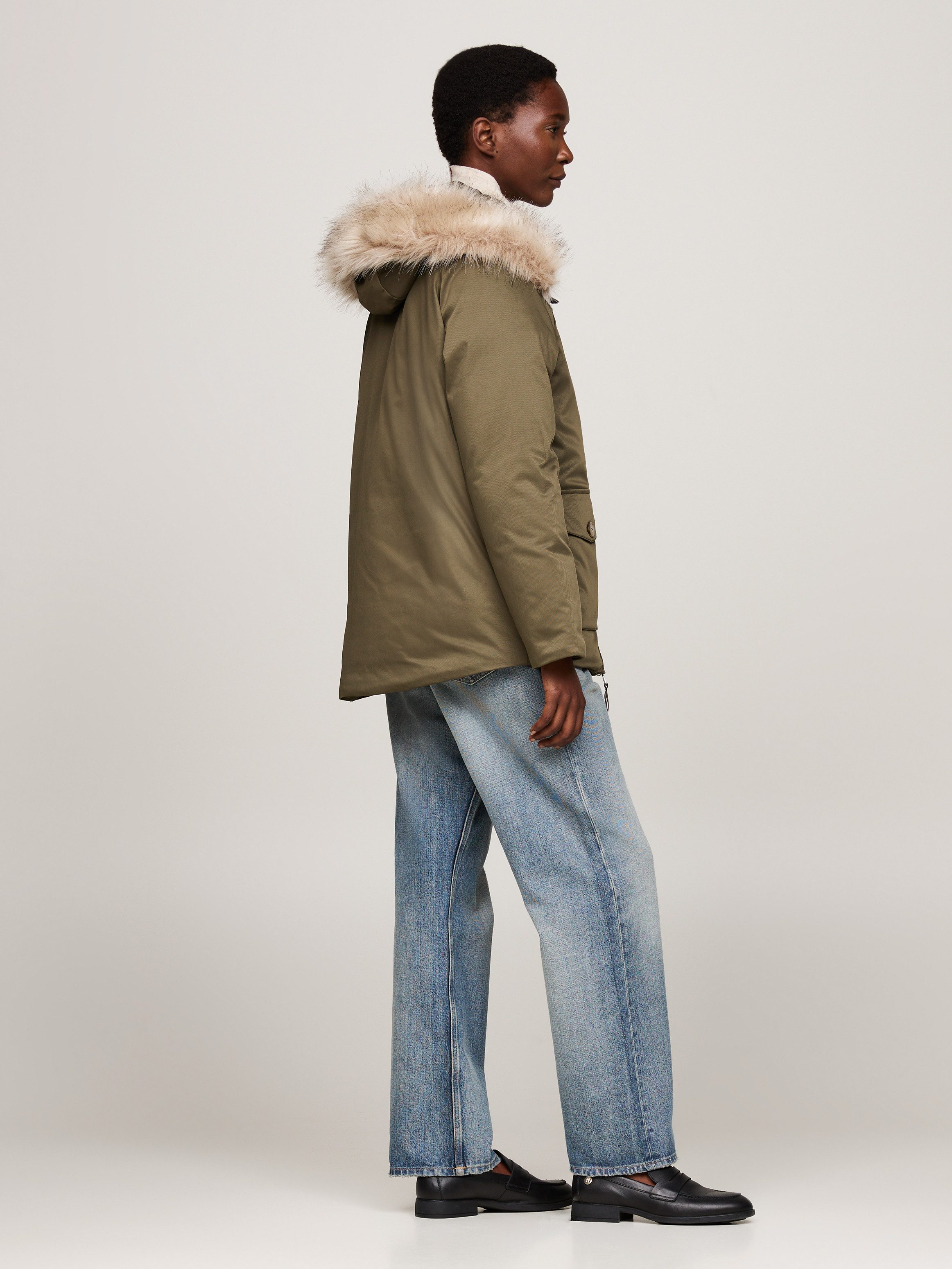 Tommy Hilfiger Parka met logopatch