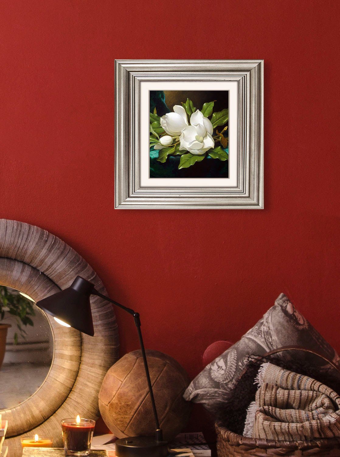 queence Artprint op acrylglas Bloemen Fine Art-print in galeriekwaliteit