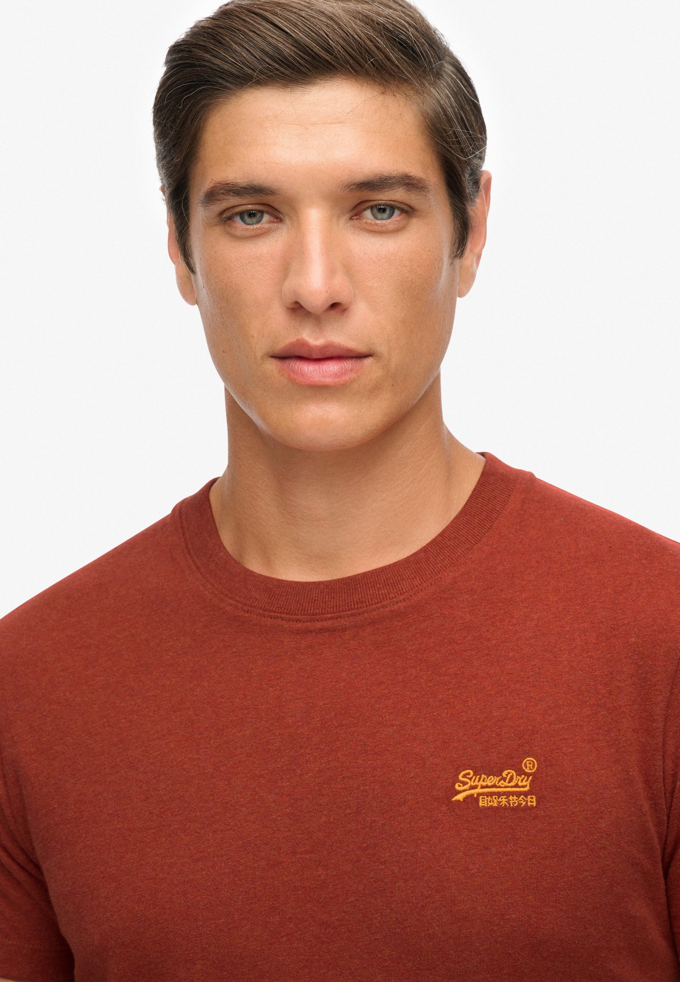 Superdry Shirt met ronde hals ESSENTIAL LOGO EMB TEE