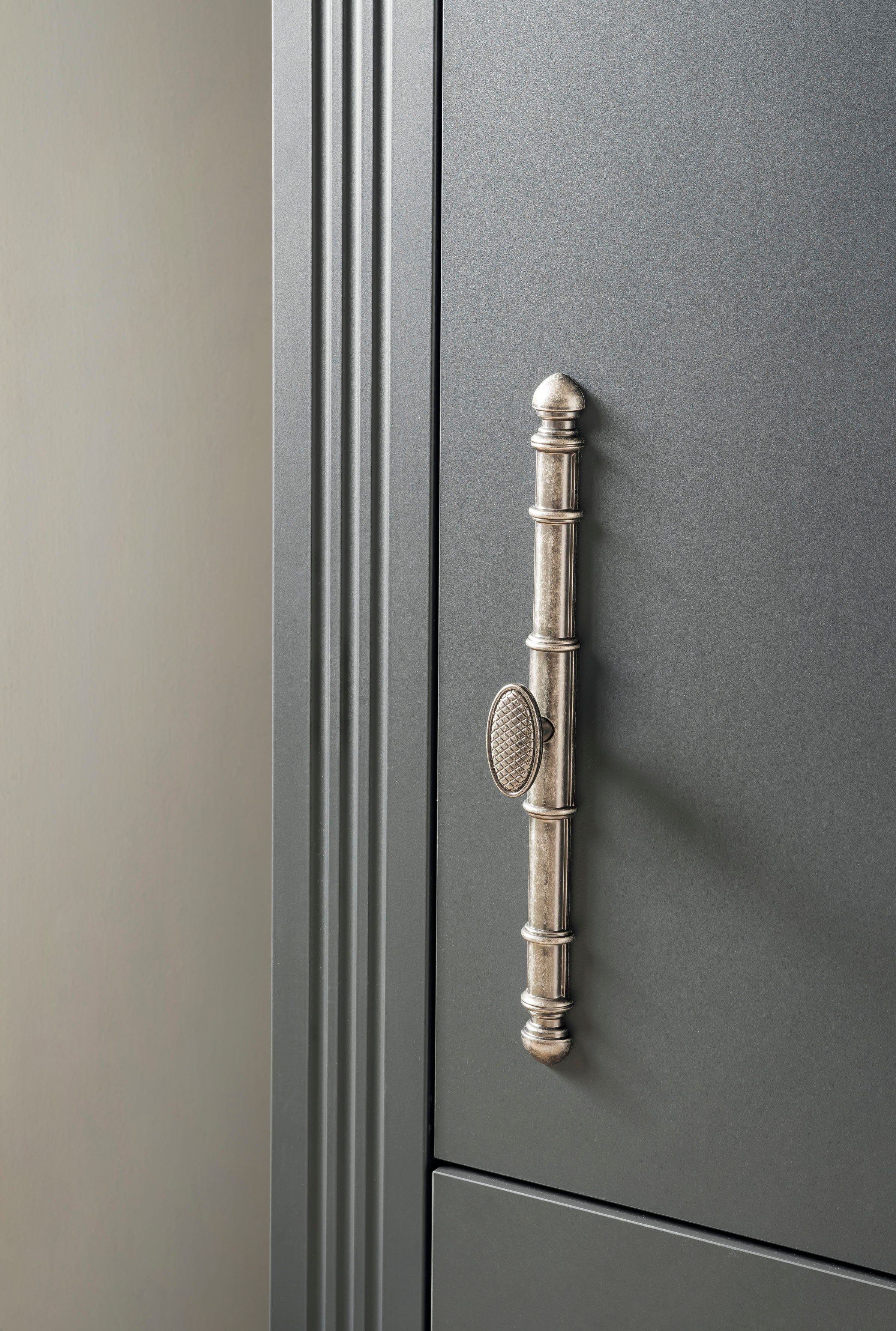 Kochstation Hoge kast KS-Westminster in romantische landelijke stijl, hoogte 202 cm, exclusief by otto