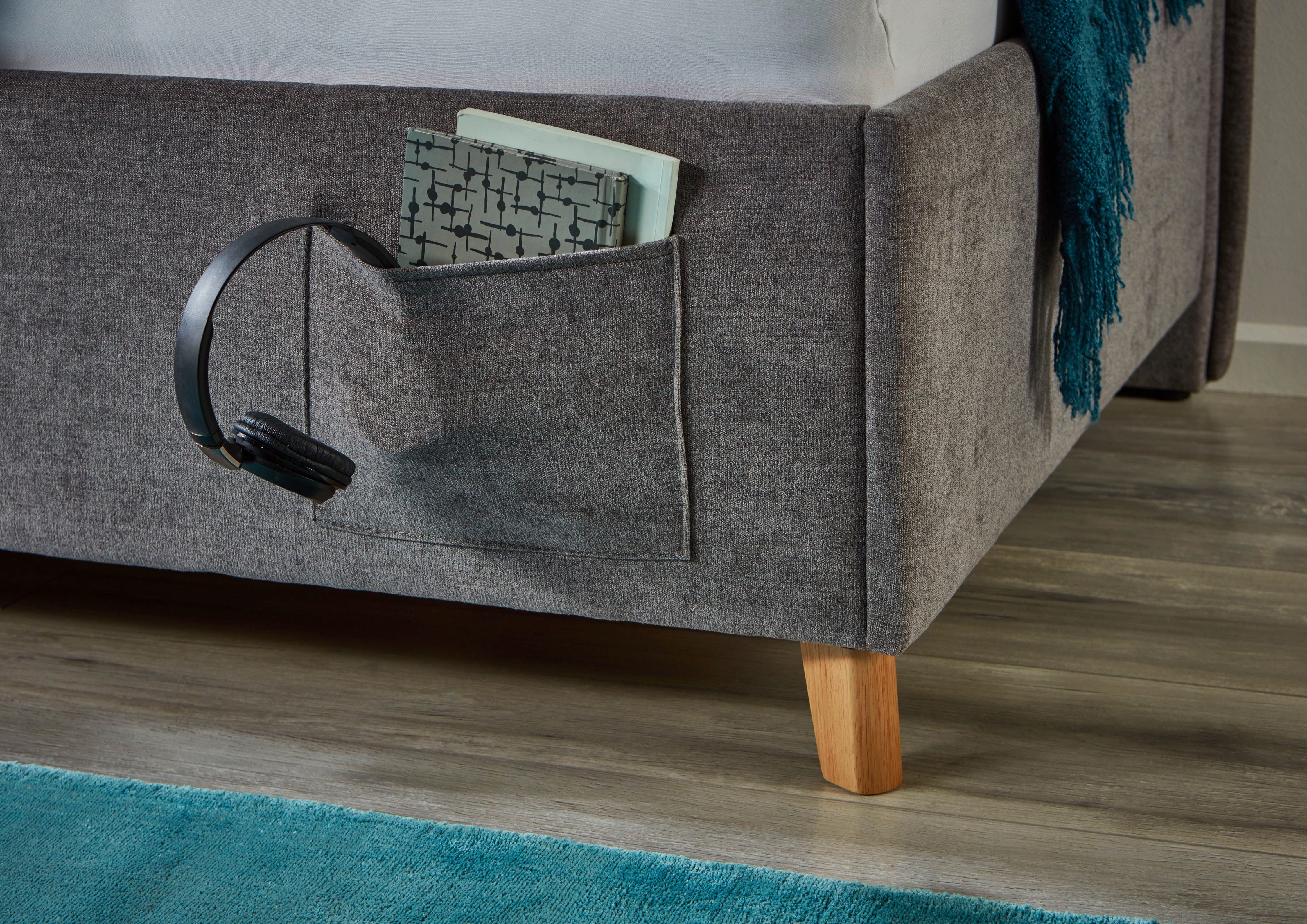 meise.möbel Kinderledikant FUN II Bekleed bed naar keuze met bedkist, tienerbed inclusief USB-aansluiting