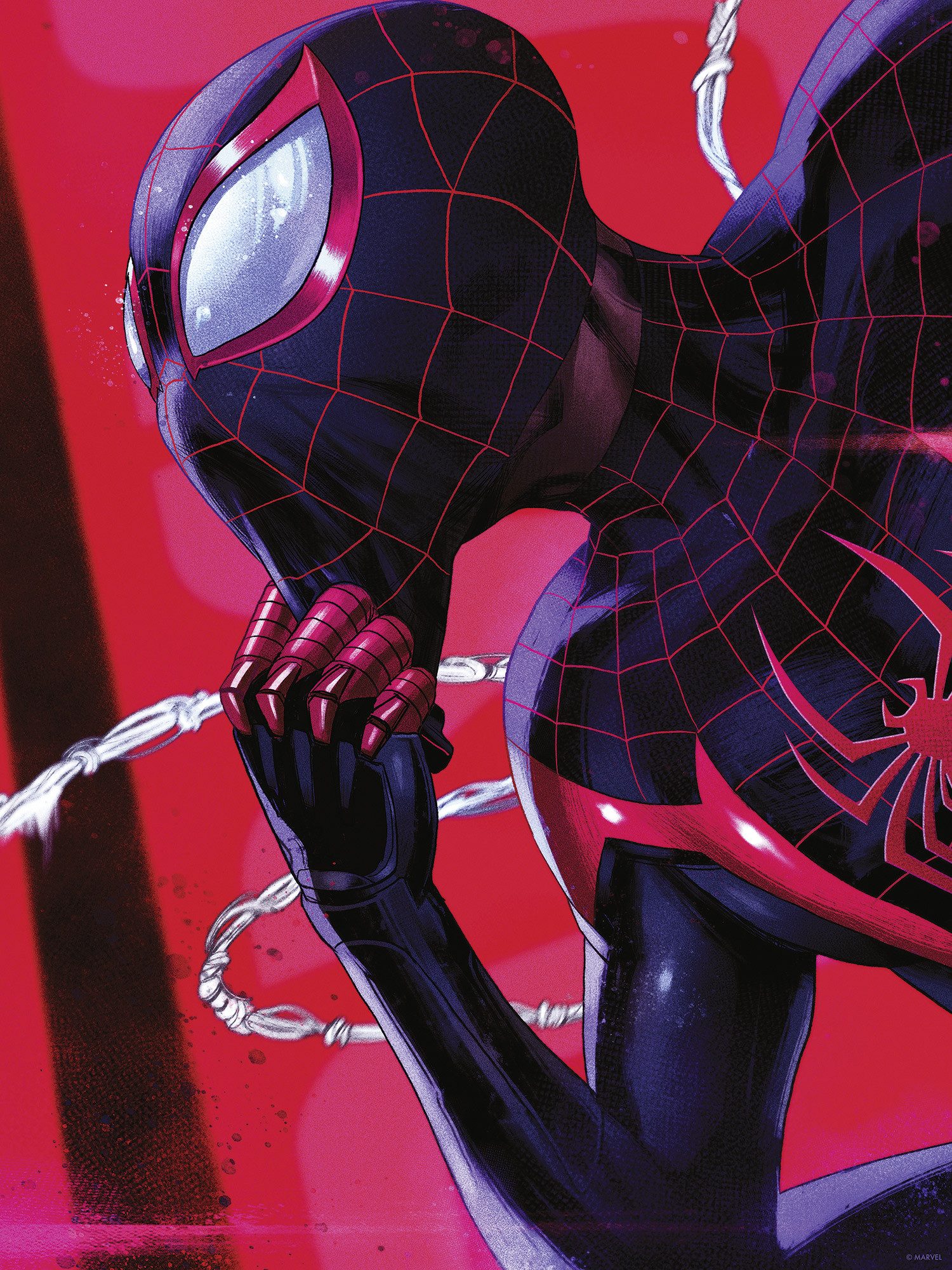 Komar Artprint Marvel Spider-Man Pondering 300 x 280 cm (breedte x hoogte) - behang, vlies, woonkamer, slaapkamer (1 stuk)