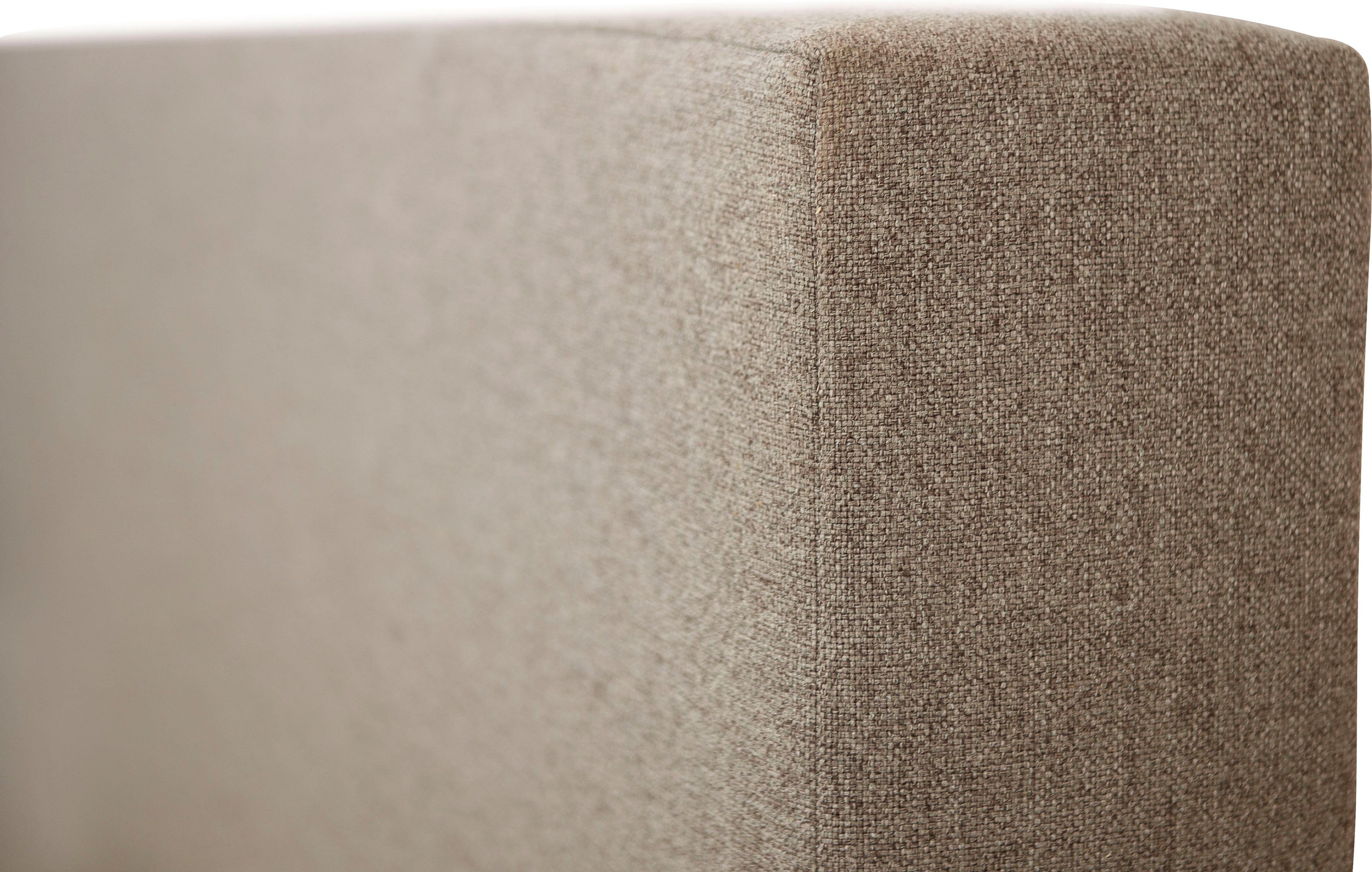 INOSIGN Gestoffeerd bed DALINA rechtlijnig hoofdbord, in 5 breedten, ook in 220 cm lengte