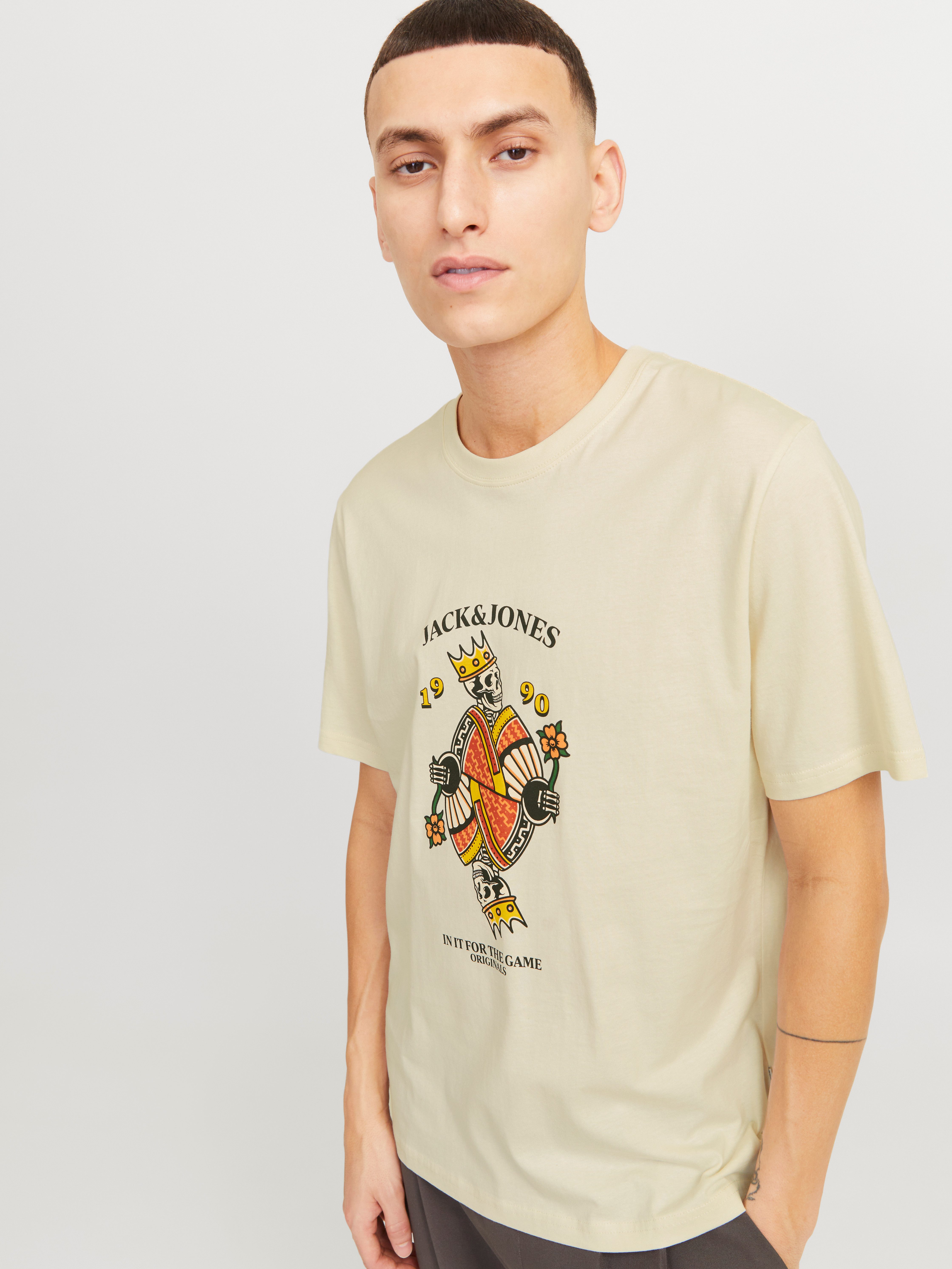 Jack & Jones T-shirt JORANATOMY SKULL TEE SS CREW NECK LN