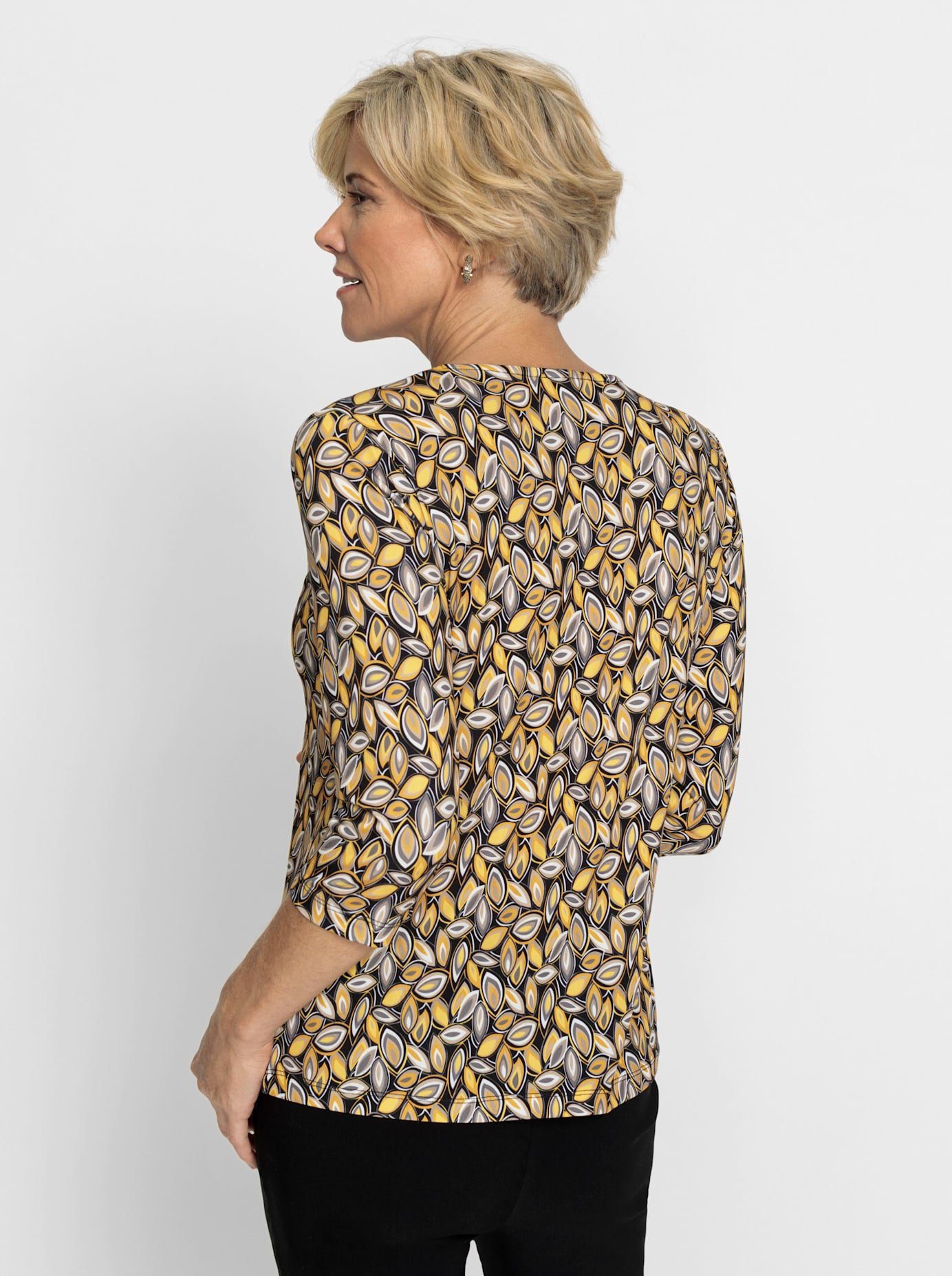 Classic Shirt met 3/4-mouwen Shirt (1-delig)