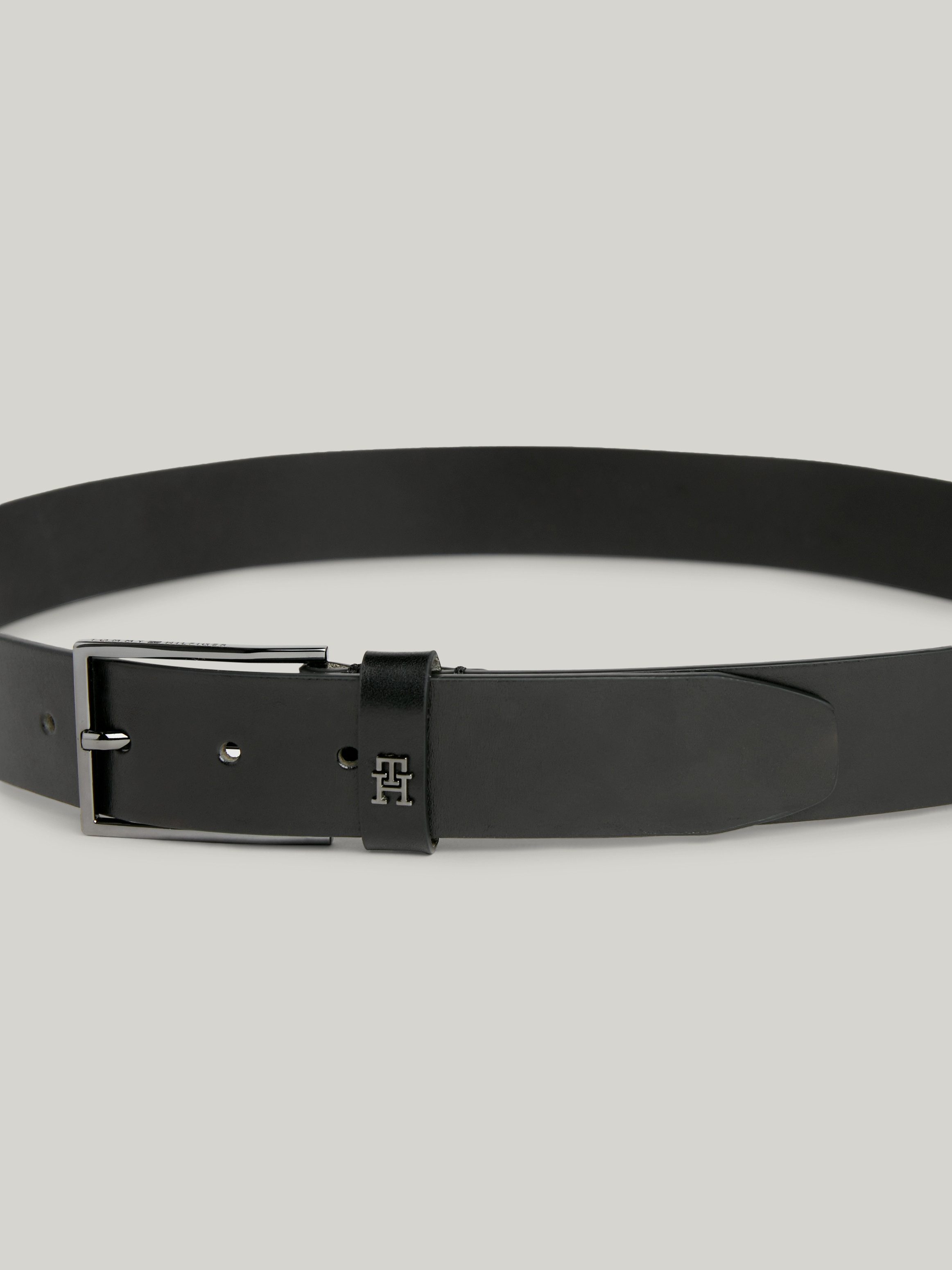 Tommy Hilfiger Leren riem TH IMD 3.5 met metalen label aan de sluiting