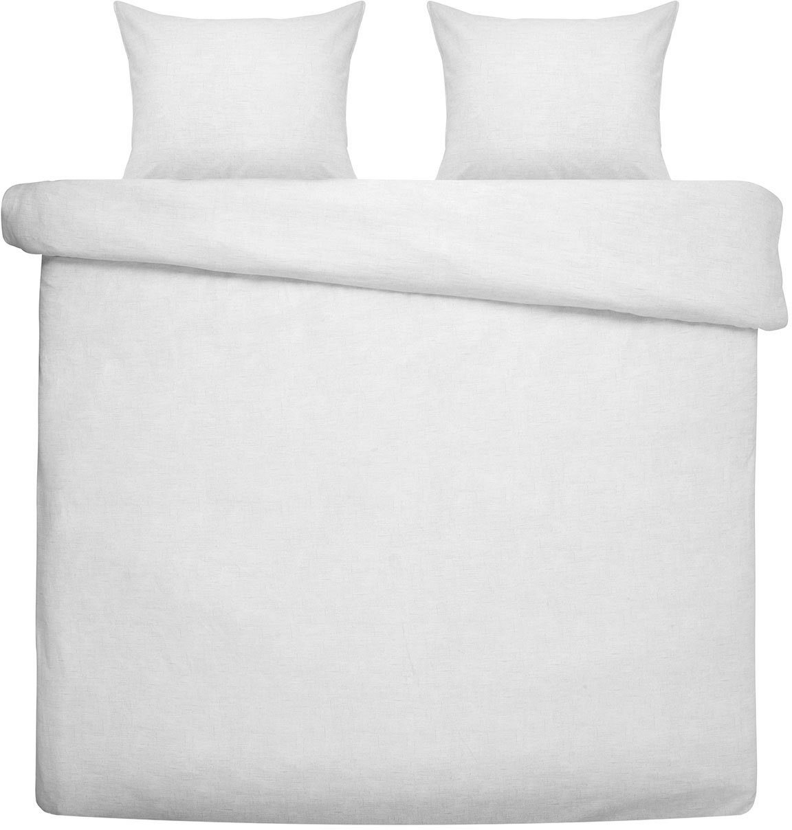 damai Beddengoed Ebba met structuur-effect in elegante kleuren, 100% katoen, met rits