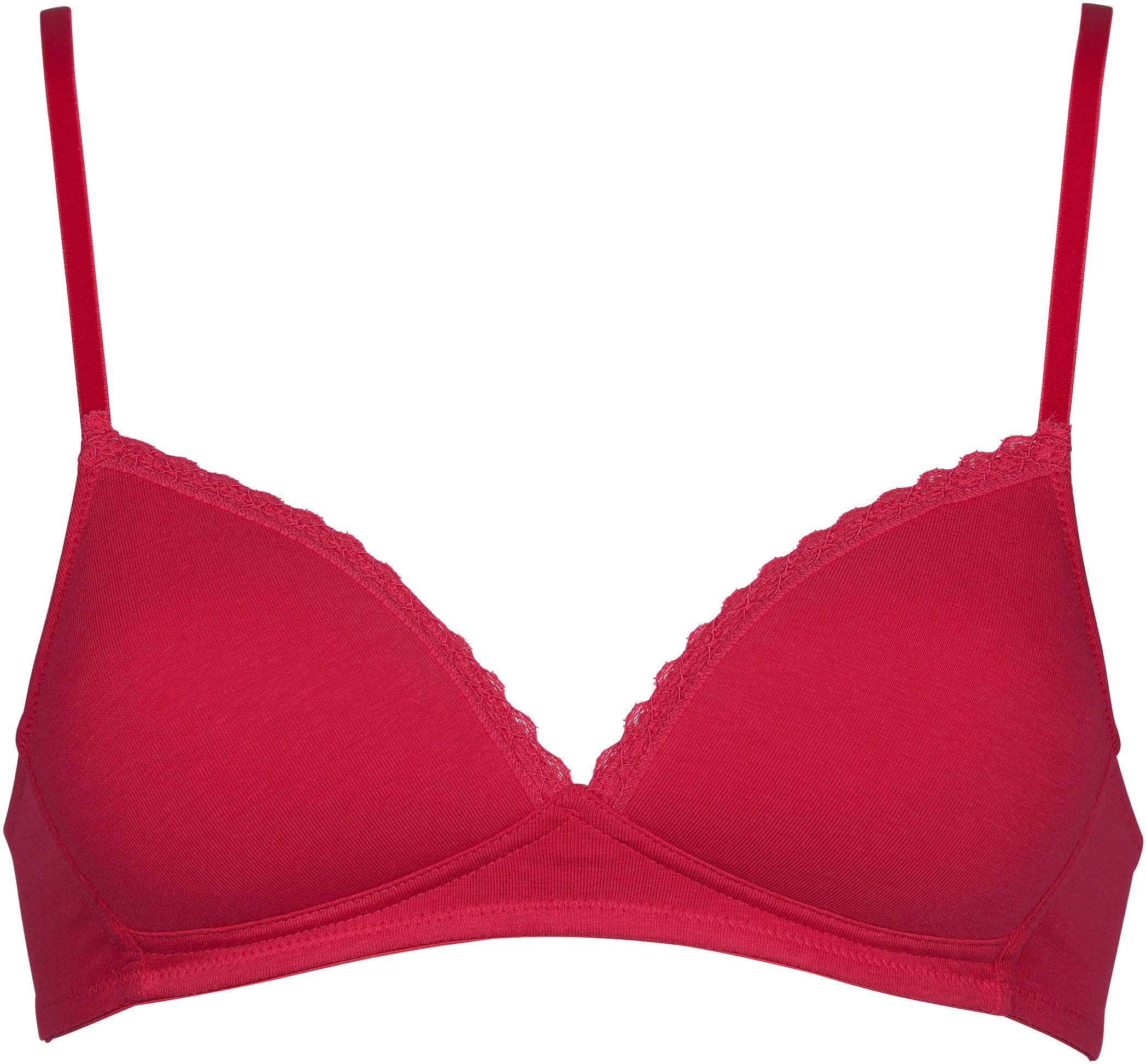 MUSTANG Soft-bh Padded cotton bra met delicate kantapplicatie (Set van 2)