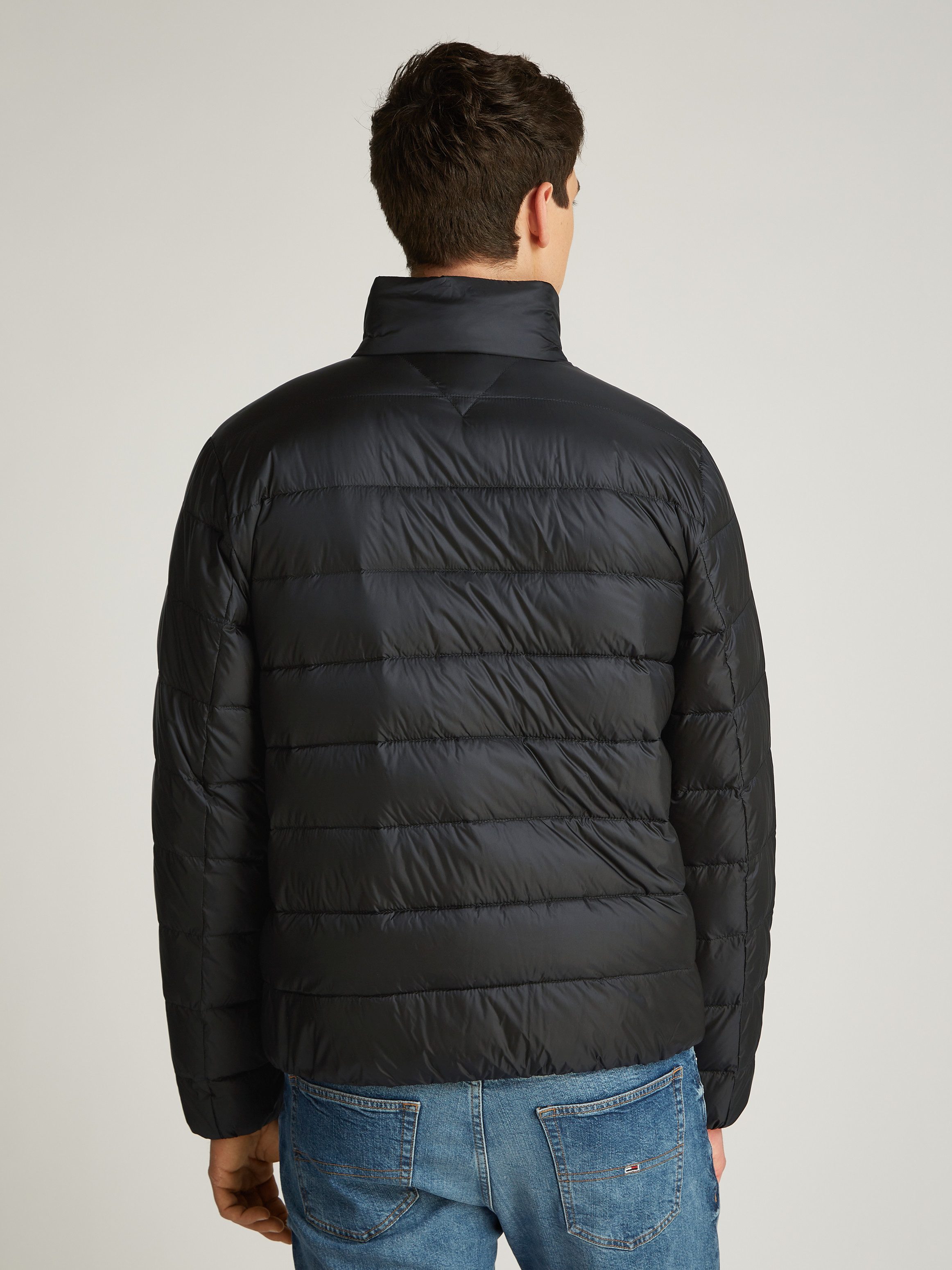 Tommy Jeans Plus Gewatteerde jas TJM LT DOWN JACKET EXT in grote maten logoborduring ritszakken