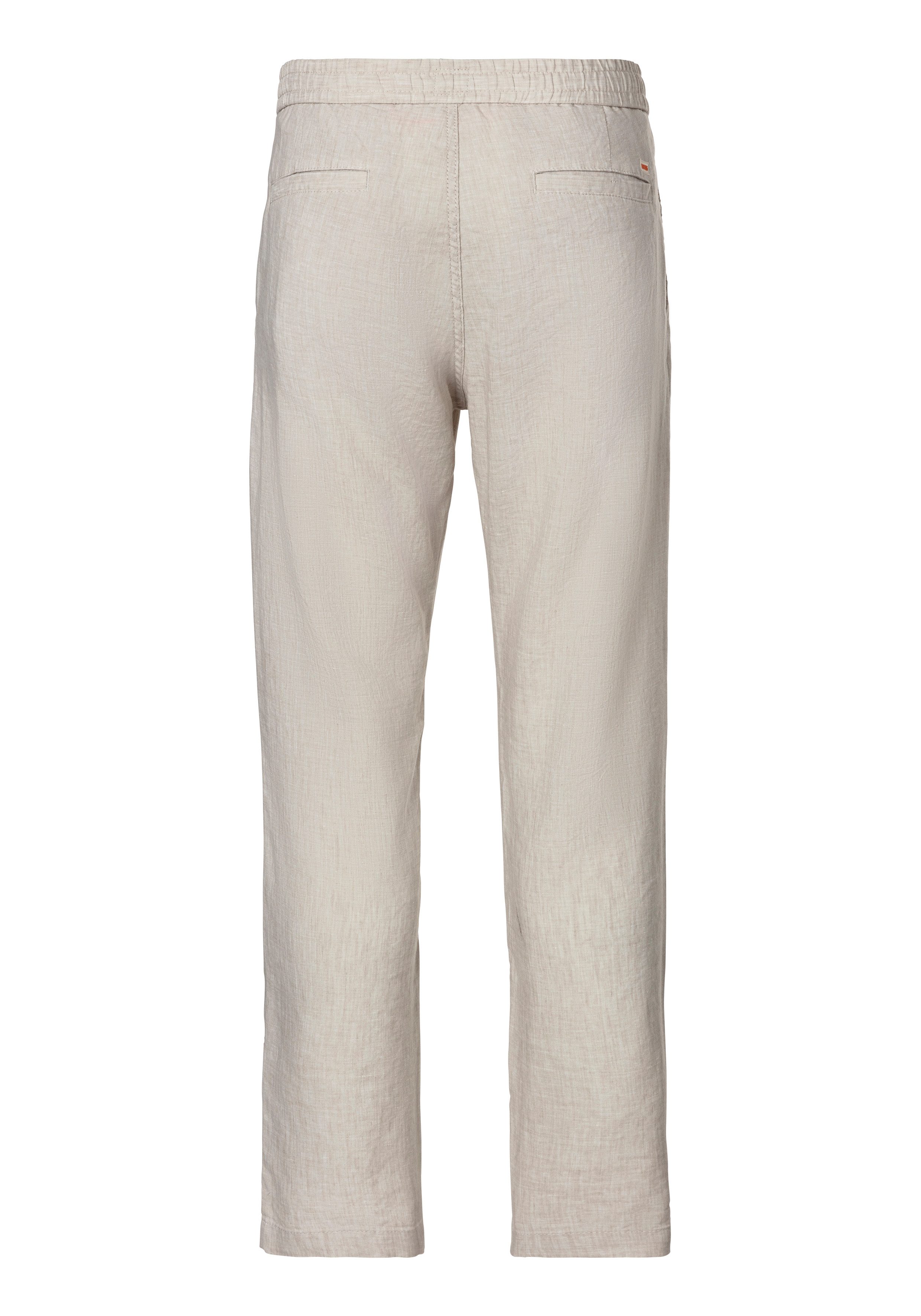 Boss Orange Geweven broek Sanderson-L met boss-opdruk