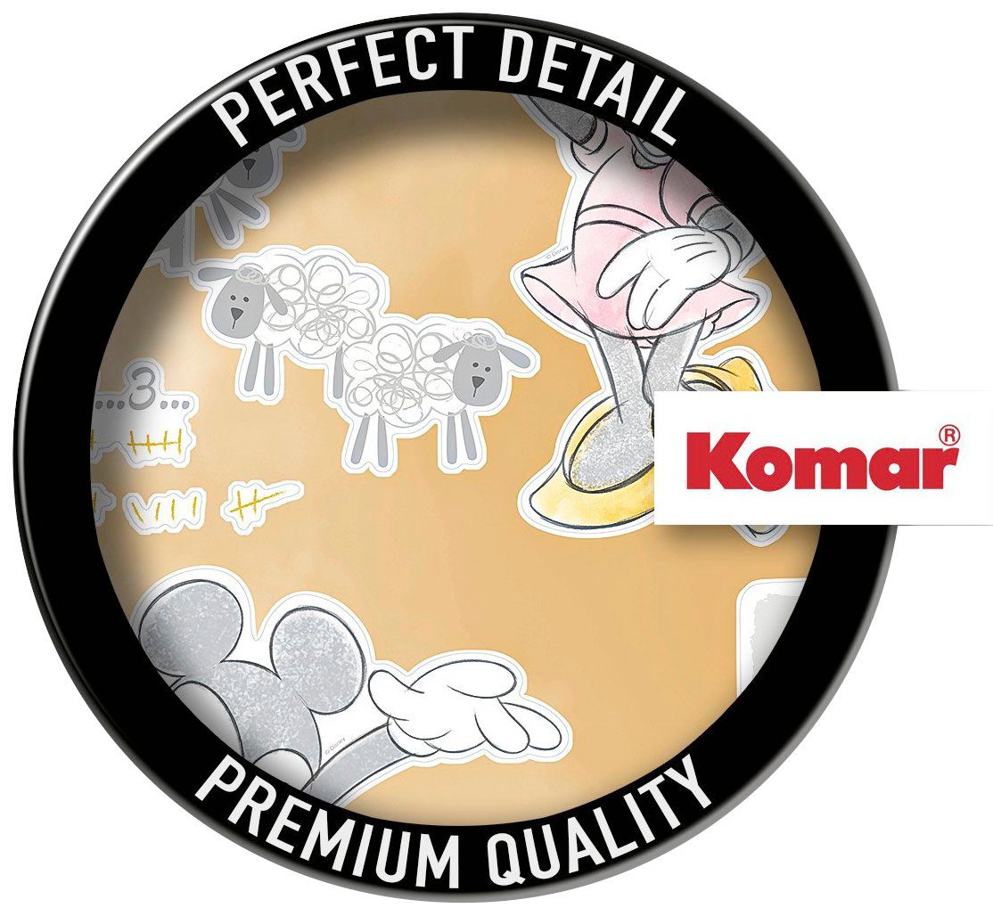 Komar Wandfolie Mickey Counting Sheeps - afm. 50 x 70 cm (15-delig)
