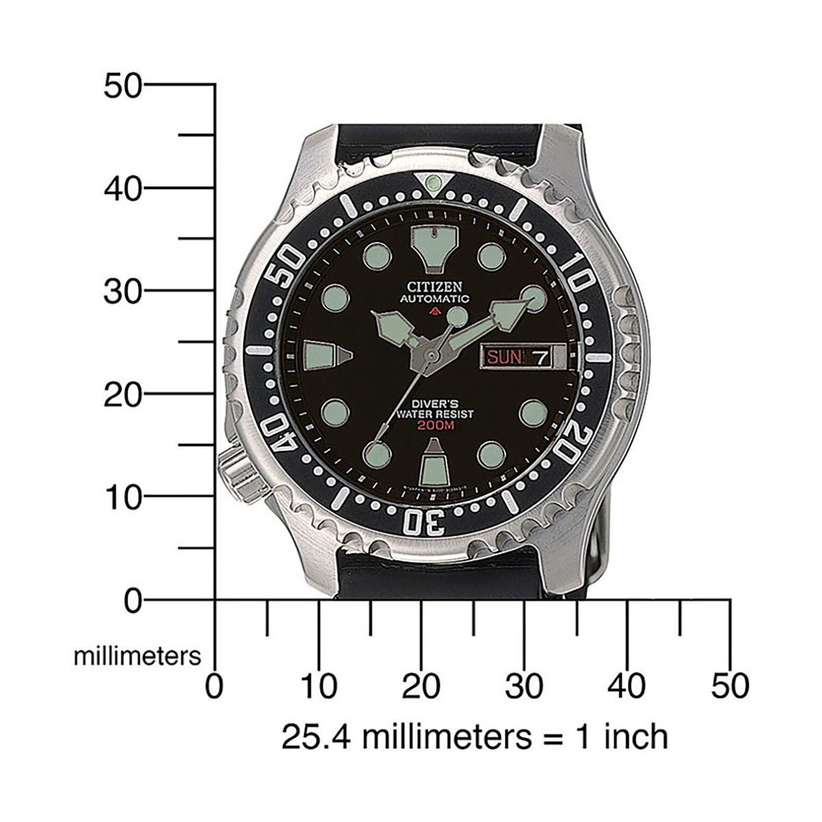Citizen Automatisch horloge Promaster Mechanical Diver Polshorloge, herenhorloge, dameshorloge, duikhorloge, tot 20 bar waterdicht