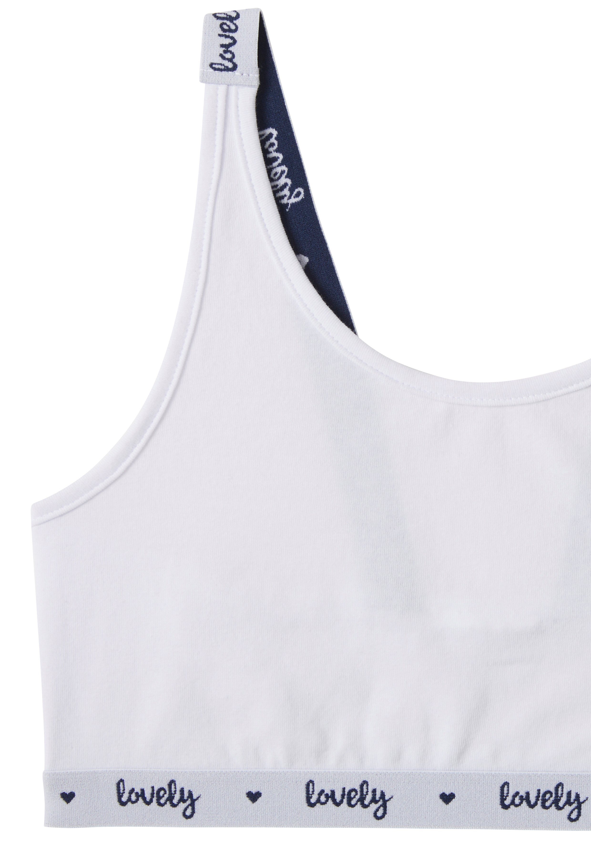 Buffalo Bustier met bedrukte bandjes (set, 3-delig)