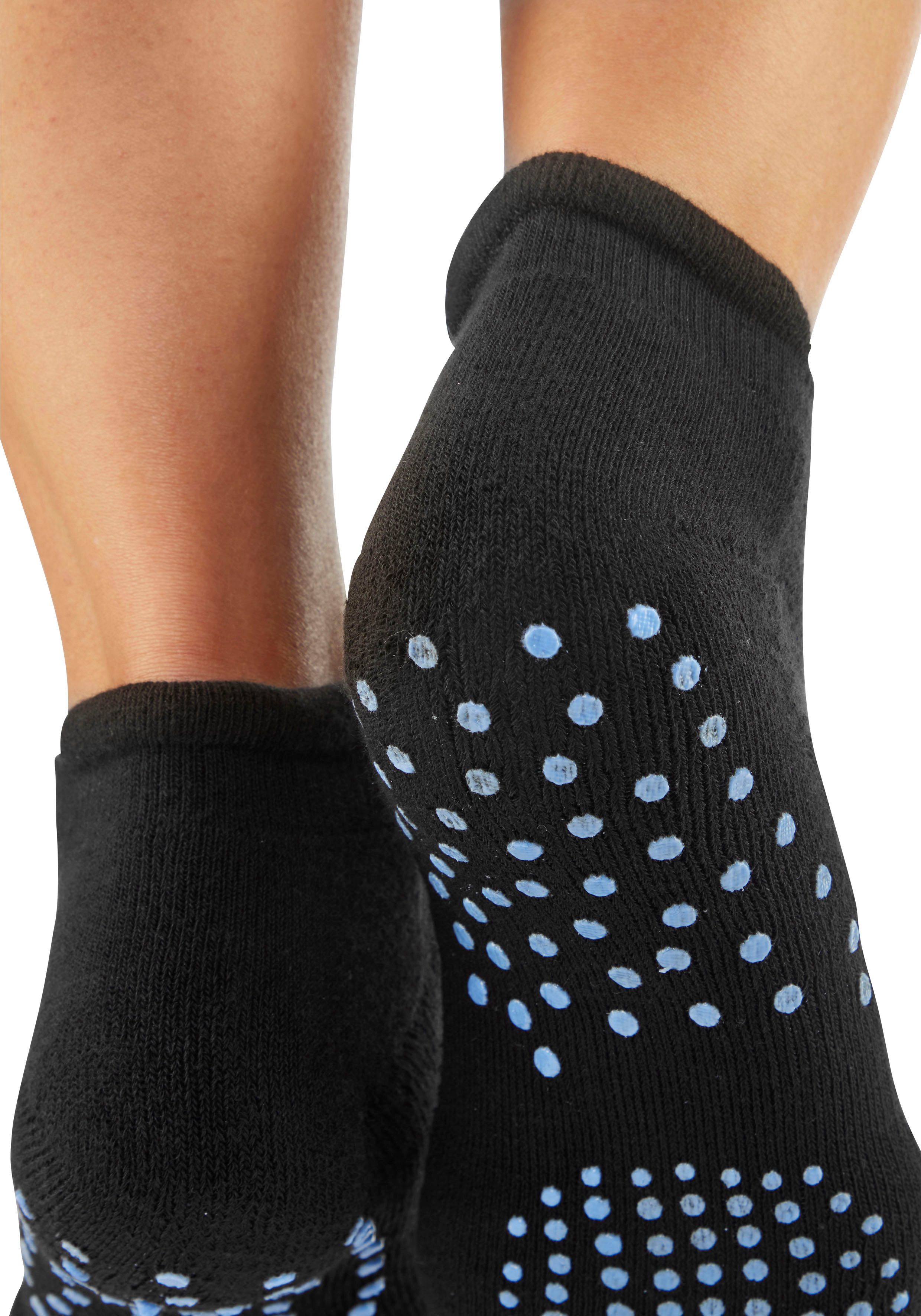 Lavana ABS-sokken met gekleurde nopjes (set, 3 paar)