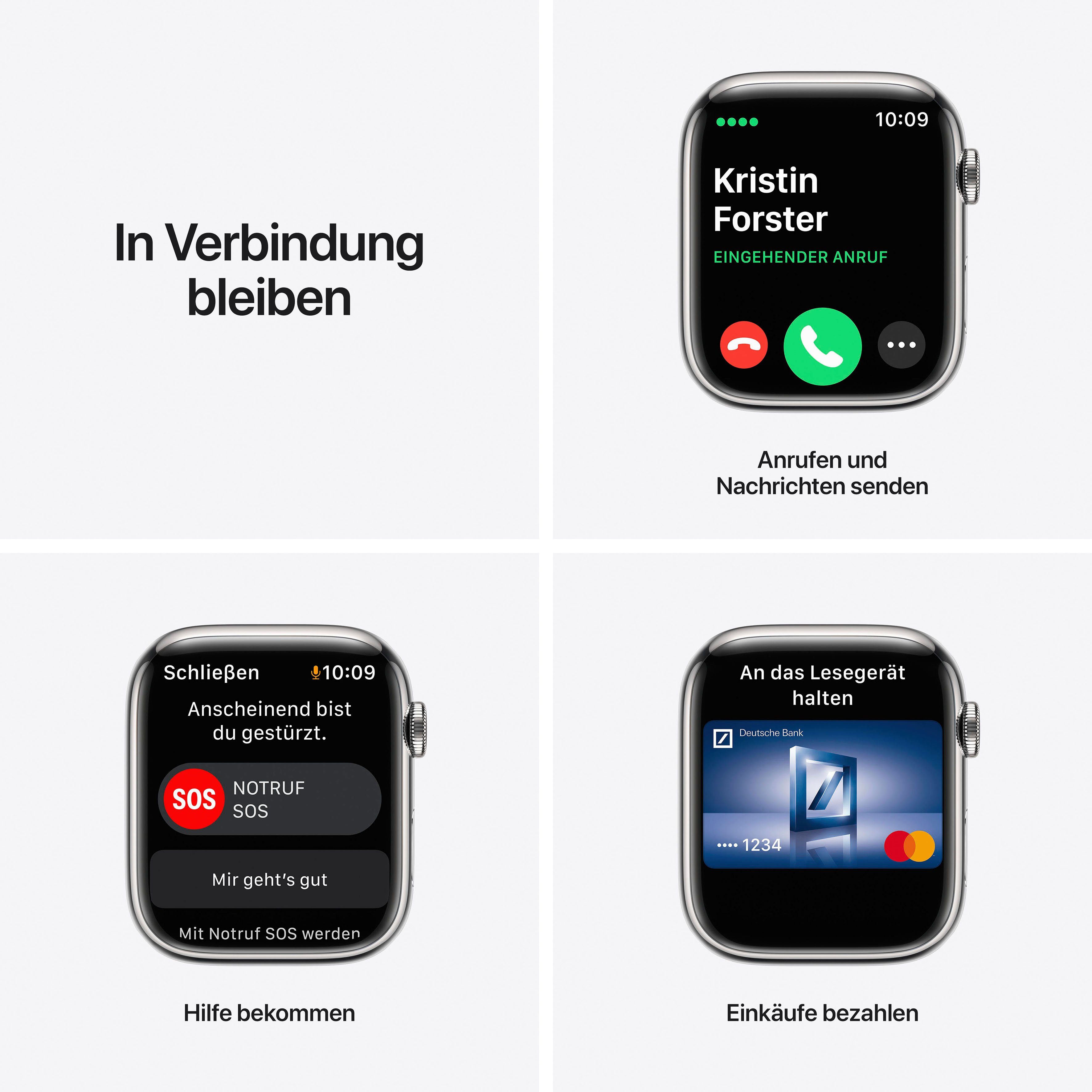 Apple Smartwatch Watch Series 7 GPS + Cellular, 45 mm