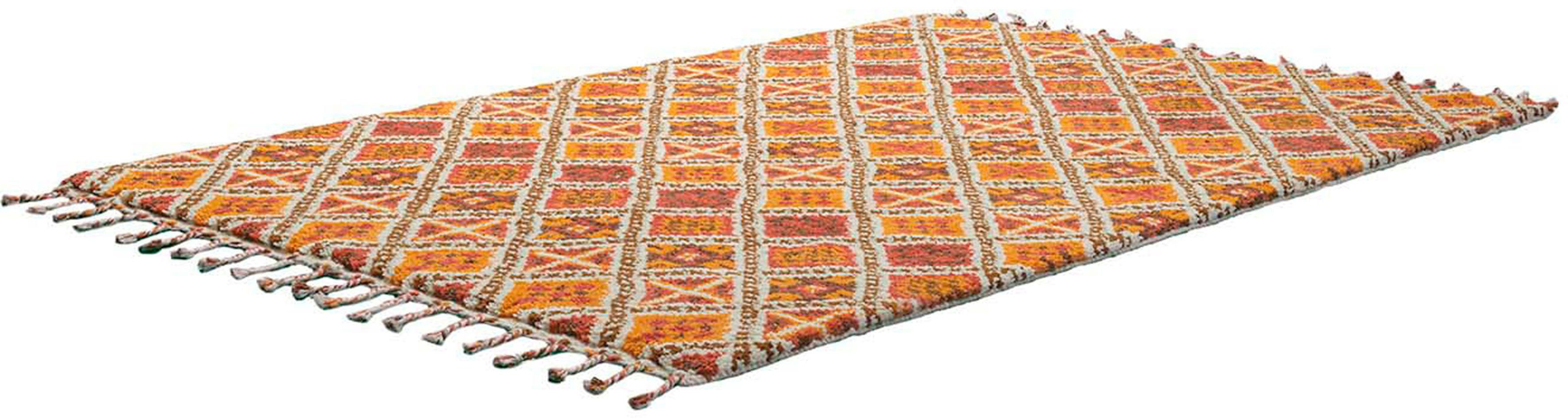 THEKO Wollen kleed Marmoucha echte berber vloerkleed, zuivere wol, met de hand geknoopt, ook als loper