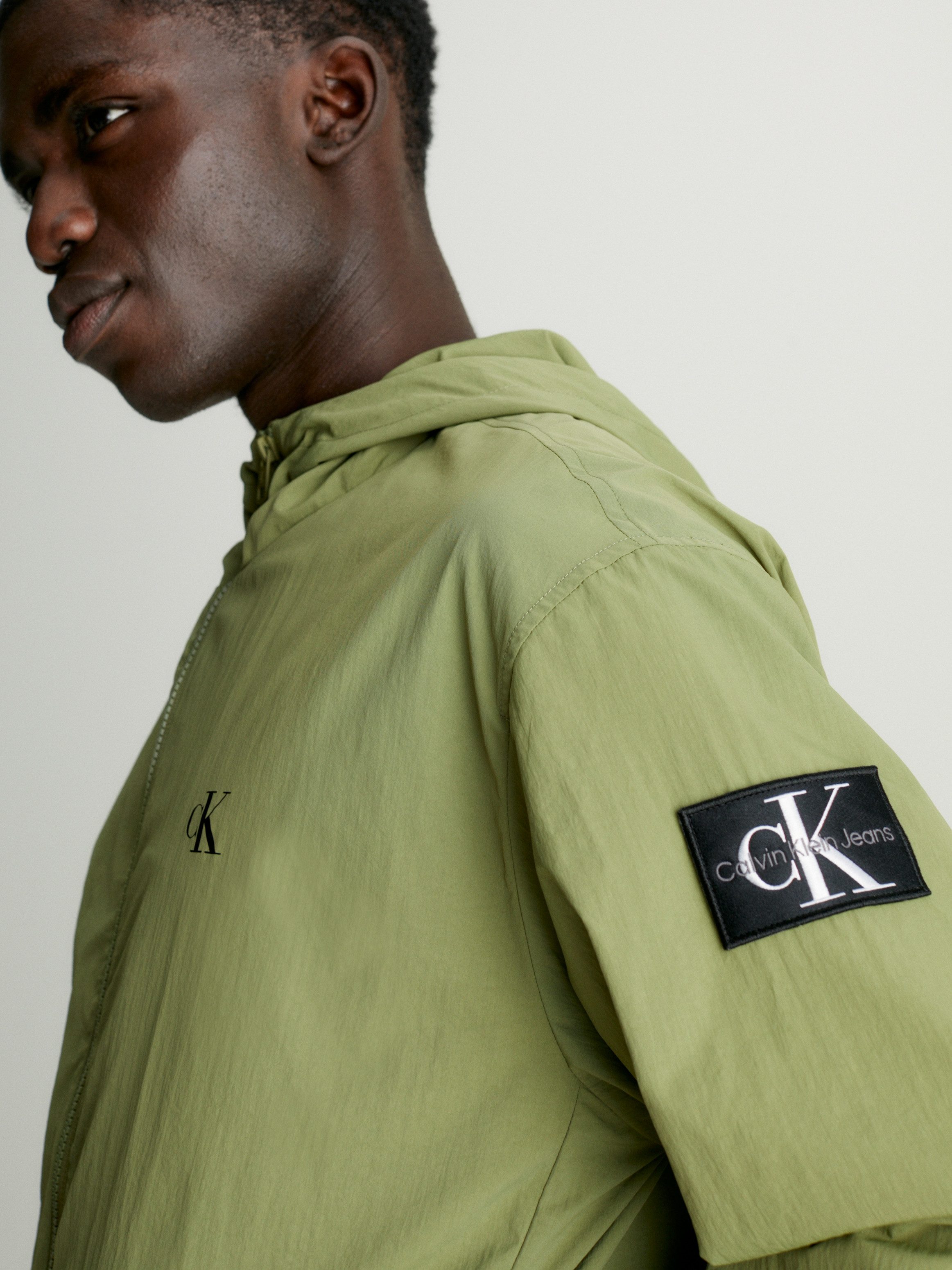 Calvin Klein Windbreaker met -logobadge