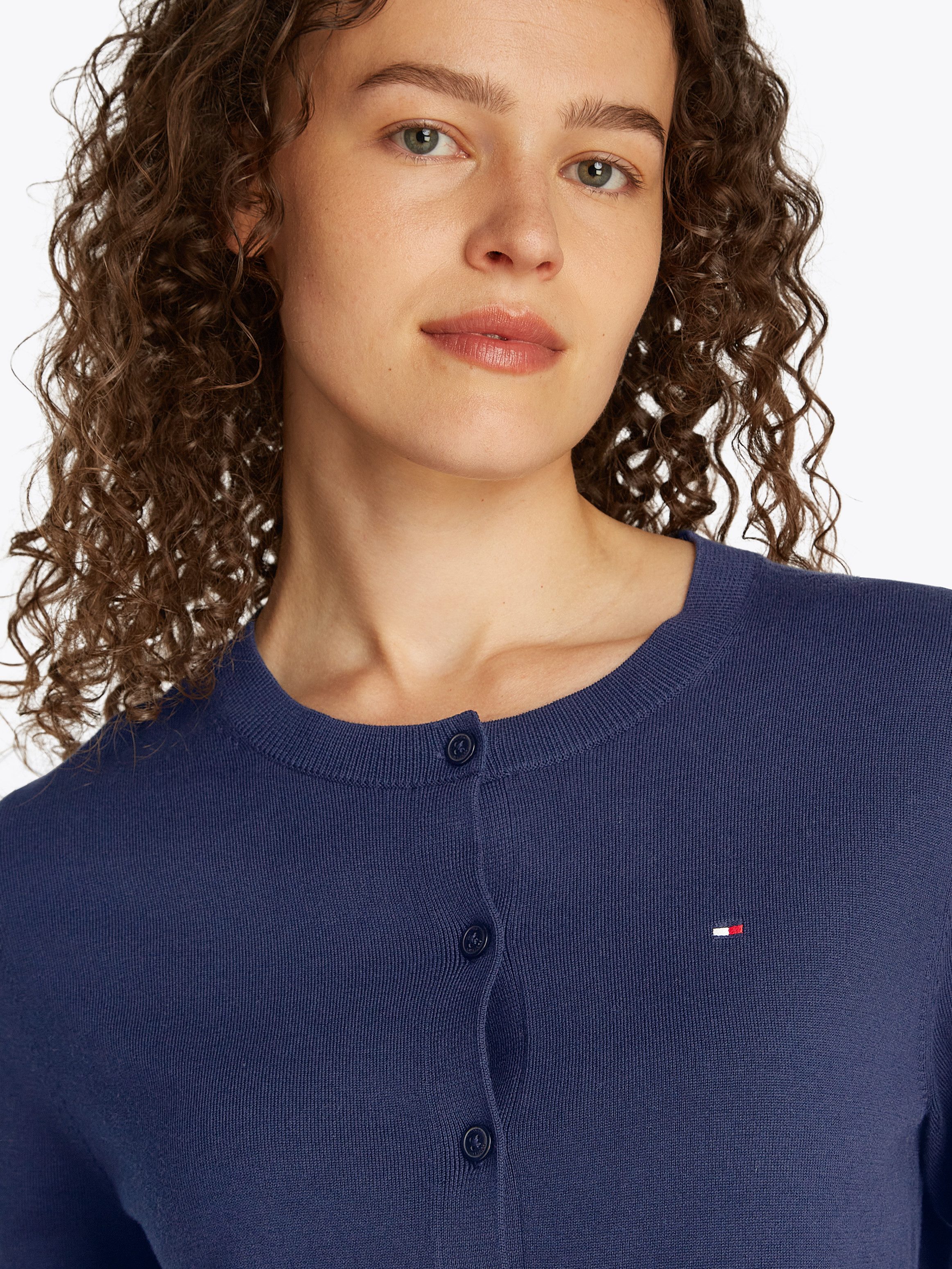 Tommy Hilfiger Cardigan CO JERSEY STITCH CARDIGAN