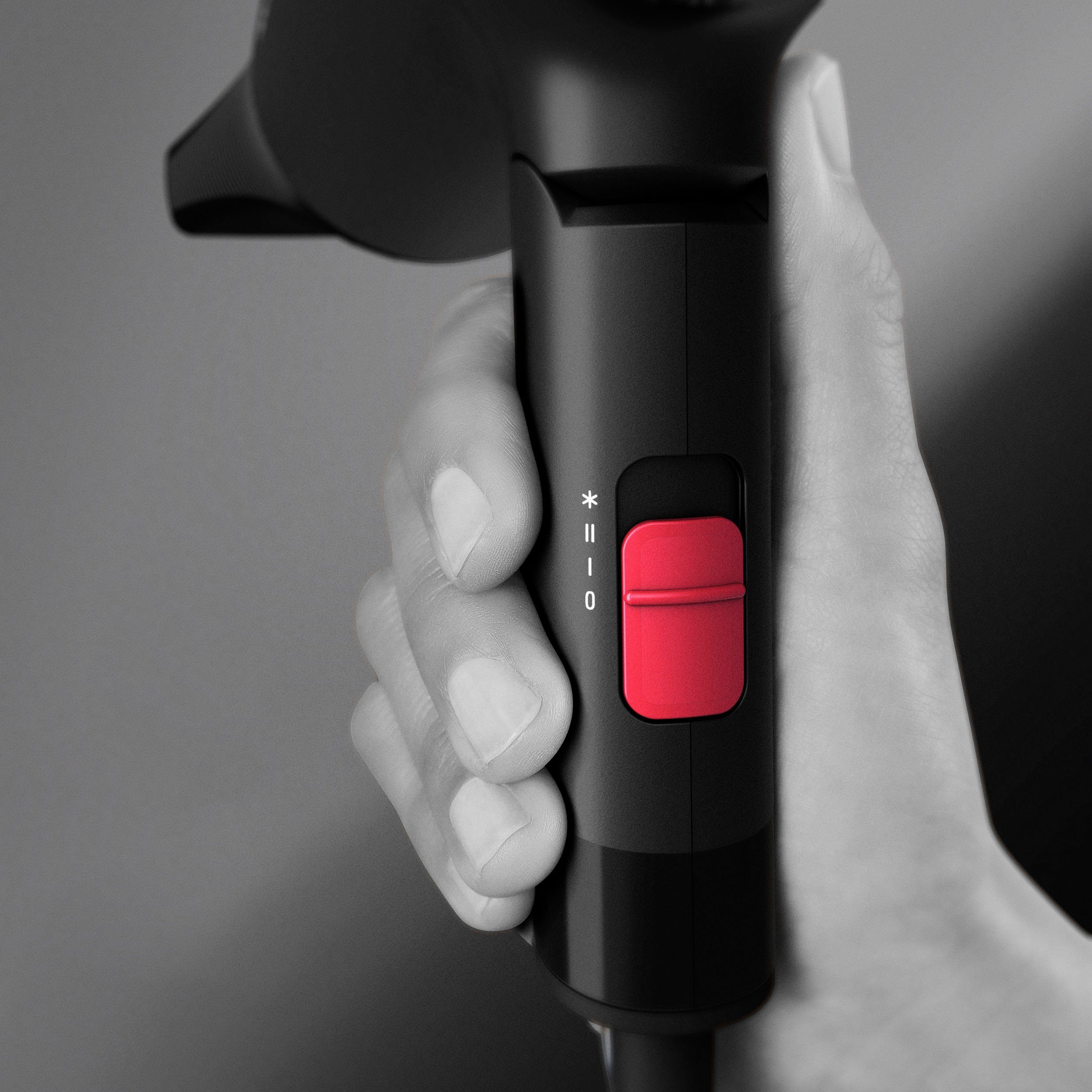 Rowenta Haardroger ROWENTA x Karl Lagerfeld CV184L Express Style haardroger compact, opvouwbaar ontwerp, perfect voor onderweg, ultralichtgewicht