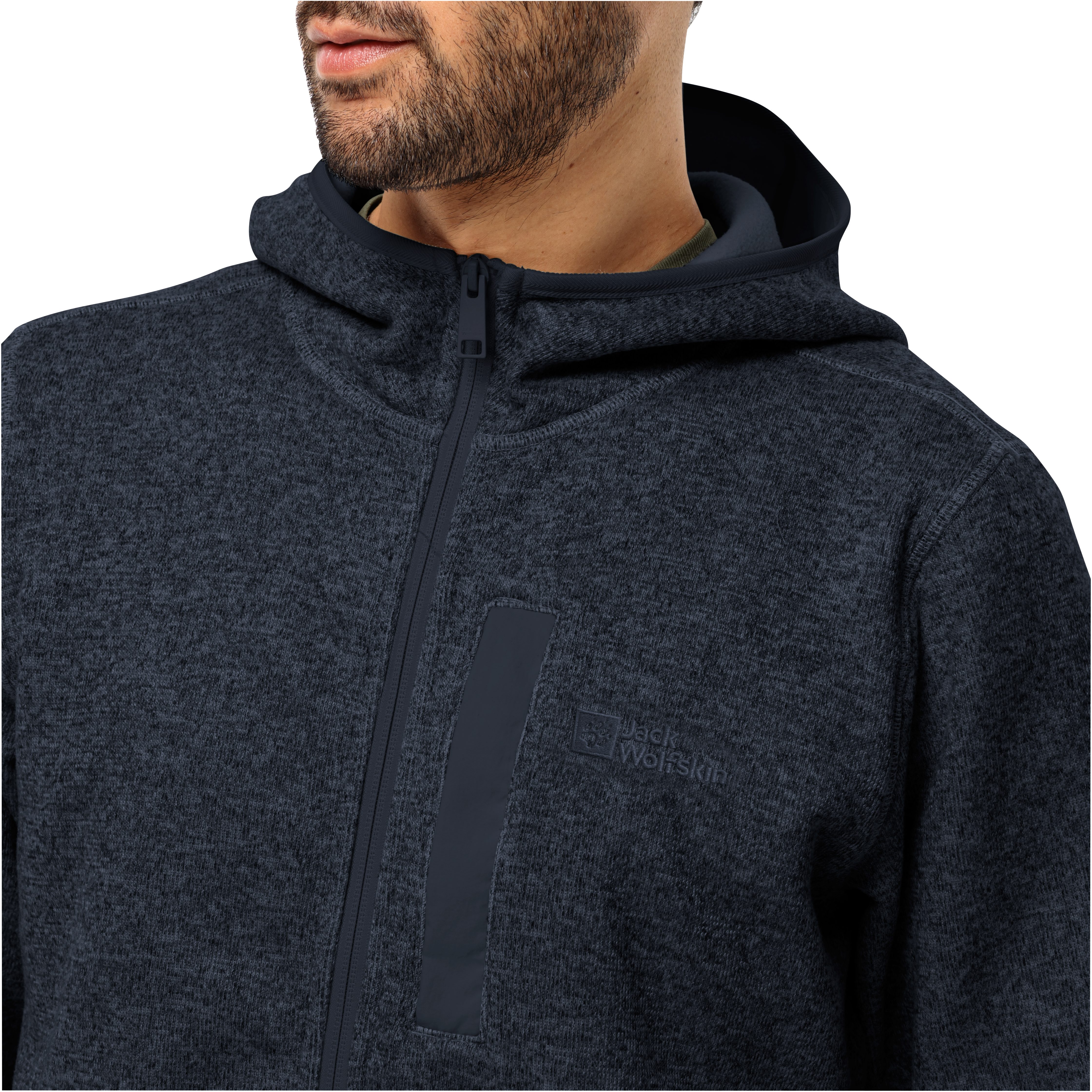 Jack Wolfskin Fleecejack TANNENSPUR HOODED JKT M
