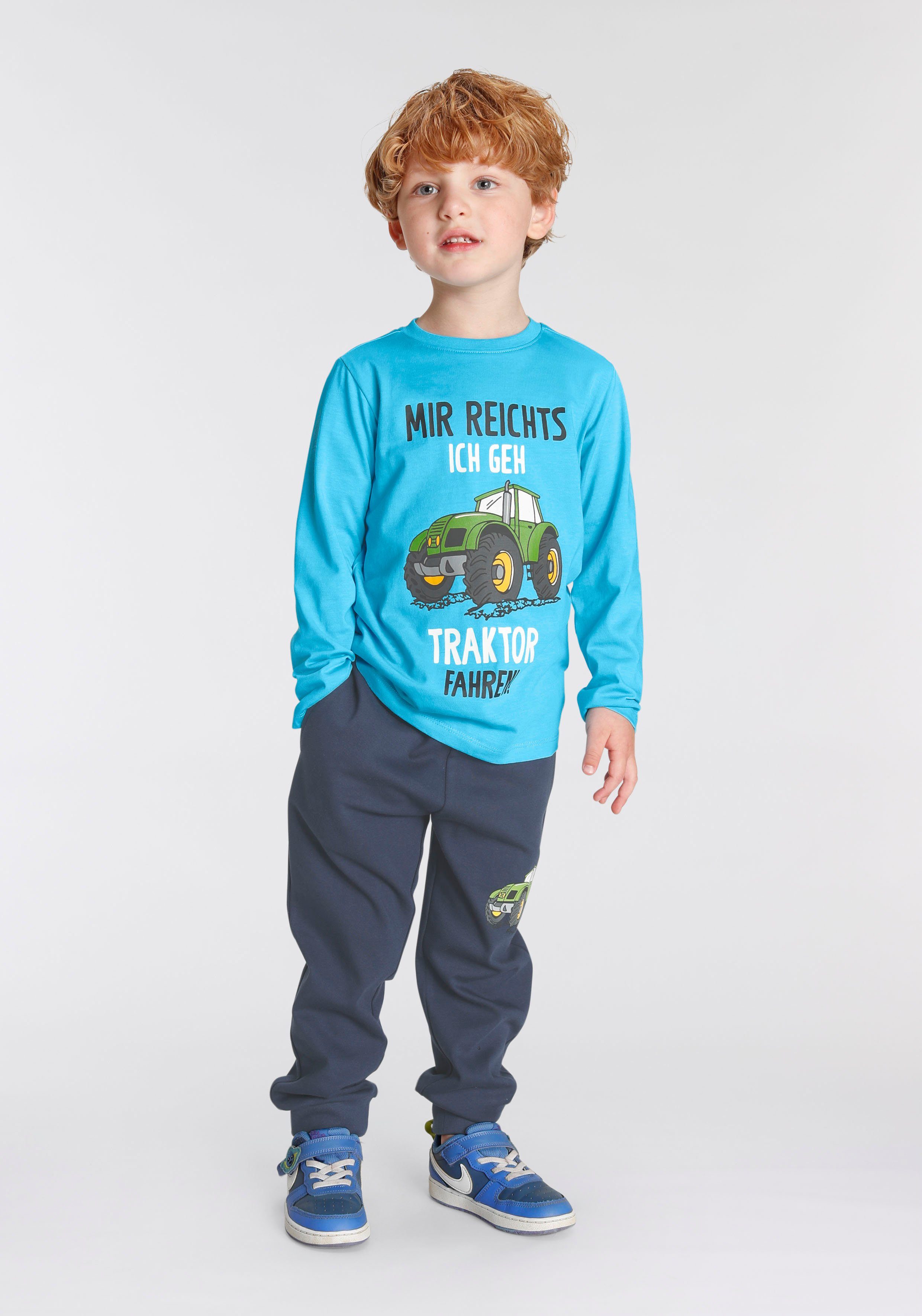 KIDSWORLD Shirt & broek 2-delig set lange mouwen shirt + broek (set, 2-delig)