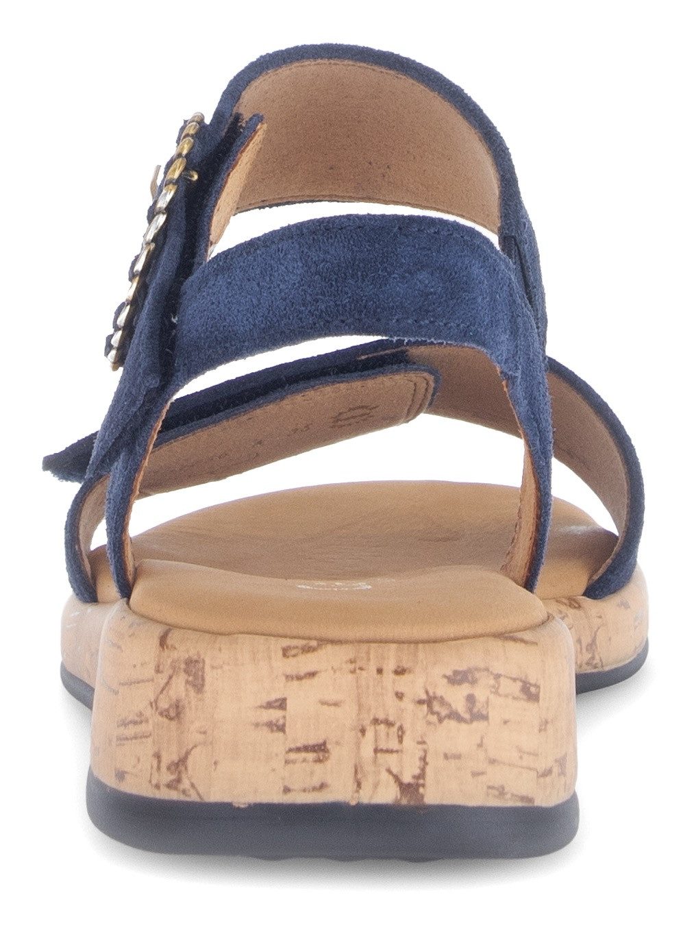 Gabor Sleehaksandaaltjes Rhodos , riemchensandaal, comfort-schoen, zomerschoen met mooie sierspeld