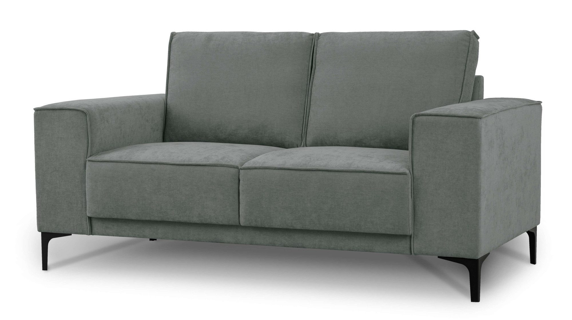 Places of Style 2-zitsbank Compact bank Oland, structuur, platweefsel, luxe microvezel, bouclé