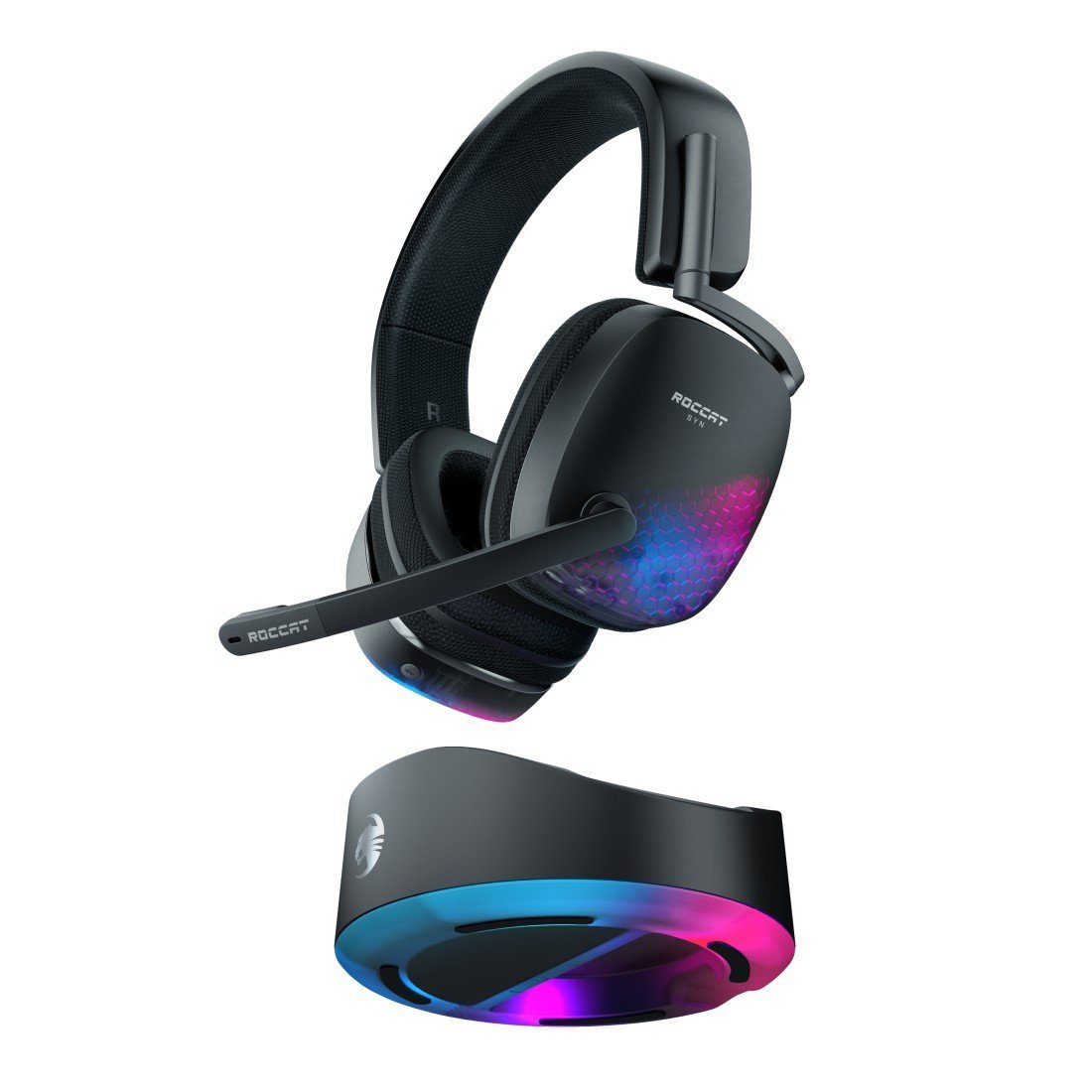 ROCCAT Gaming-headset Over-Ear-Gaming-Headset "Syn Max Air", zwart