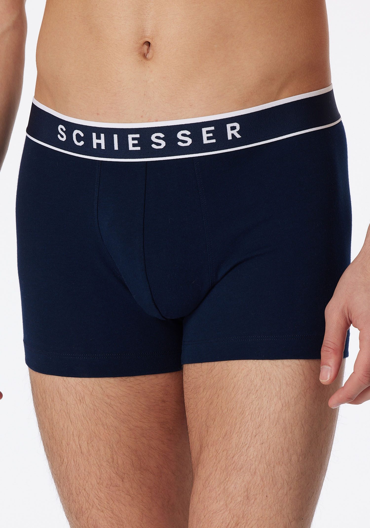 Schiesser Boxershort 95/5 met sportieve webband (3 stuks)