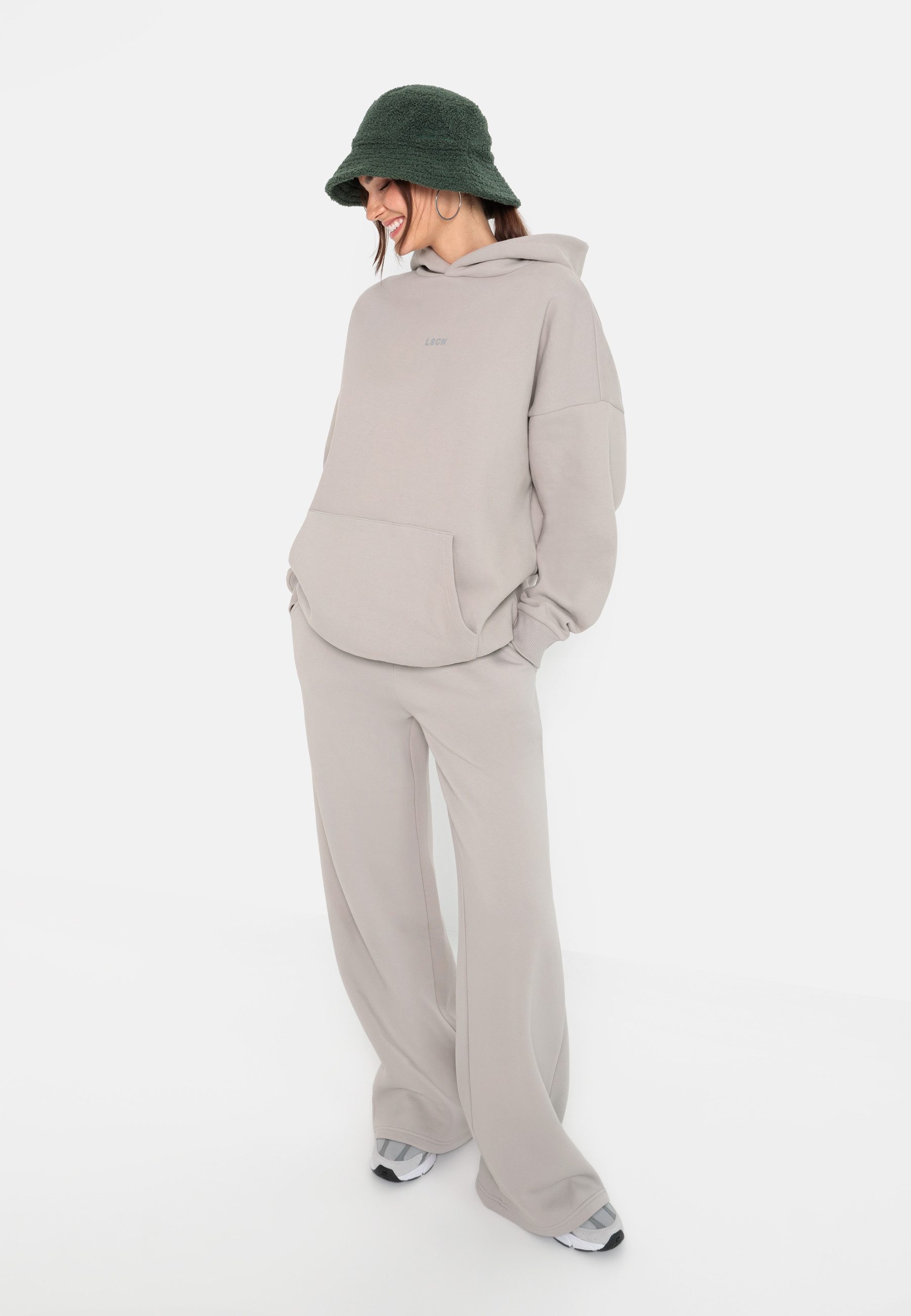 LSCN by LASCANA Vissershoed Outdoorhoed bucket hat van teddy