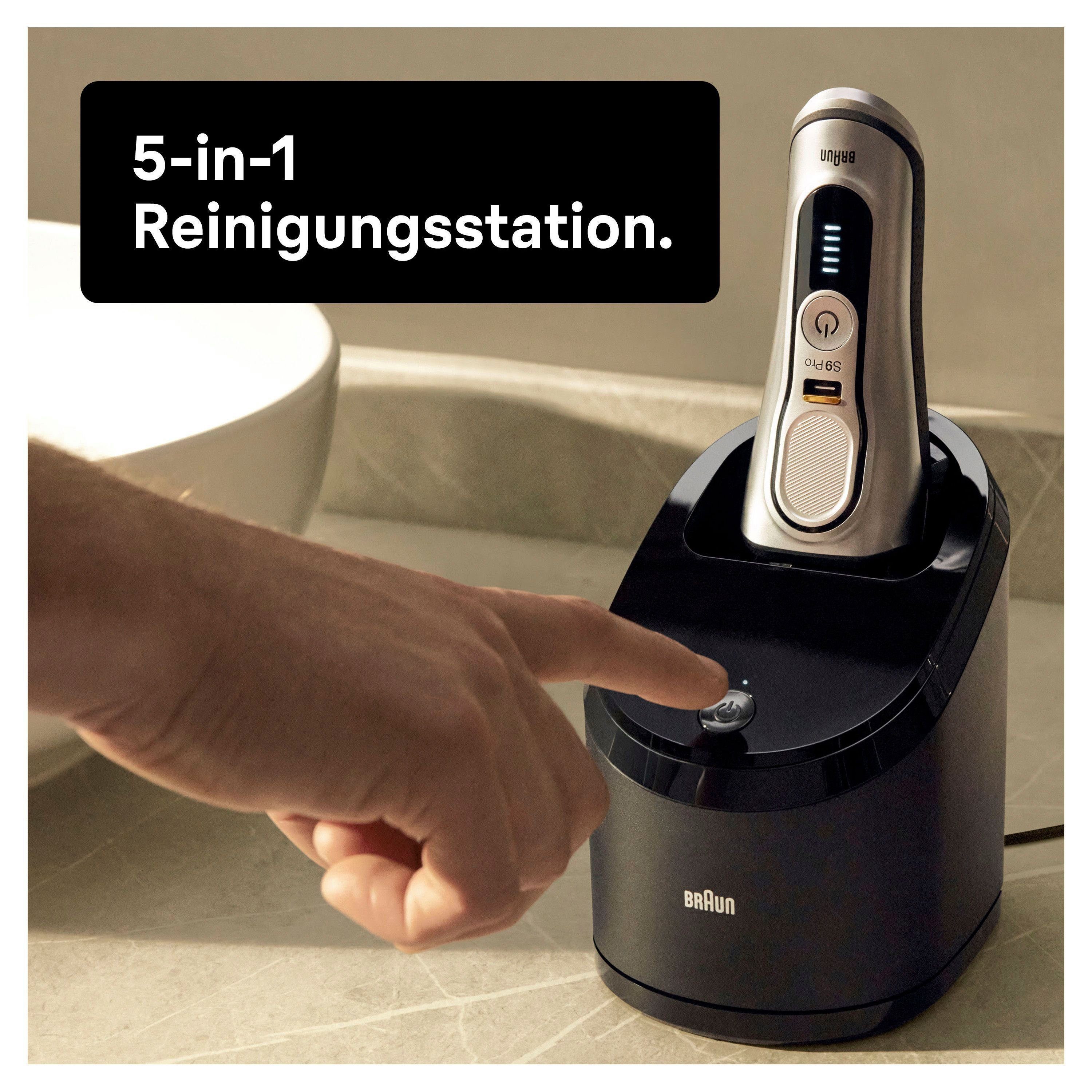 Braun Elektrisch scheerapparaat Series 9 Pro 9466cc Wet&Dry, 4+1 scheerkop