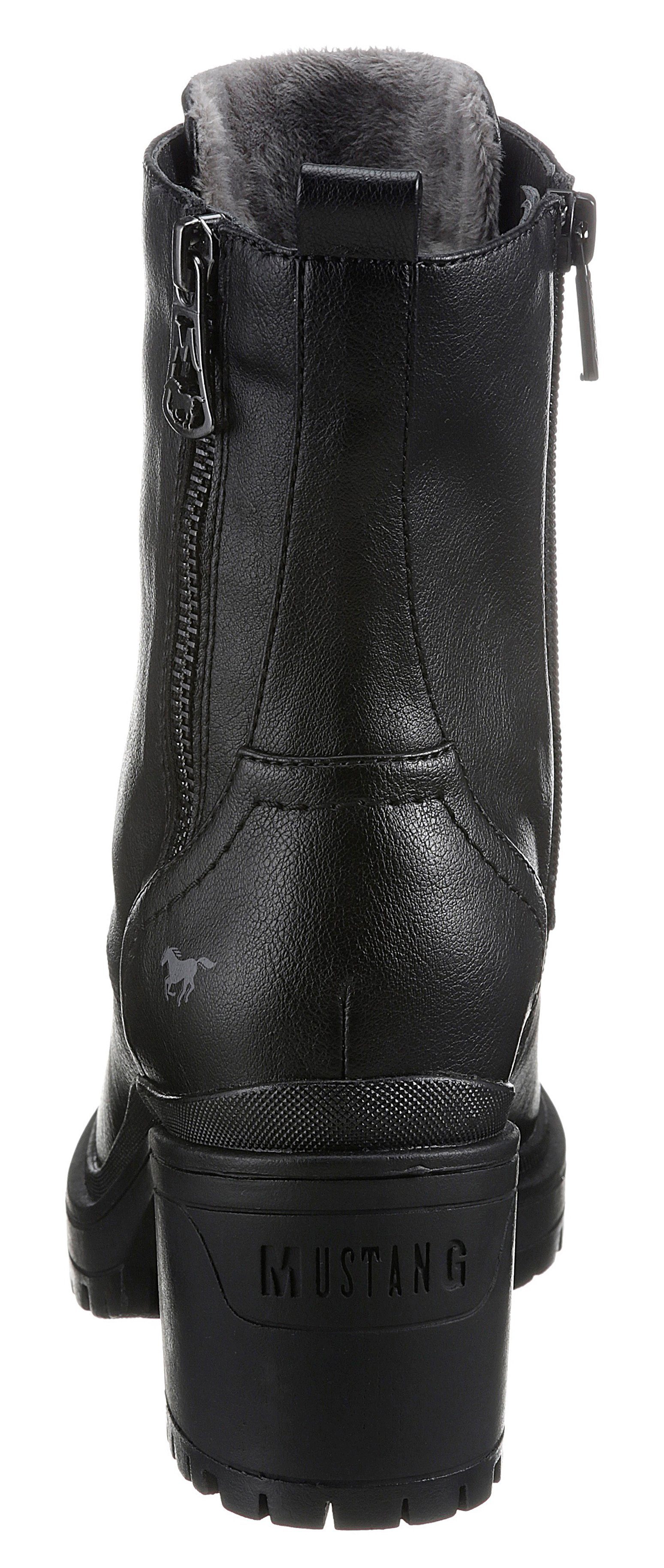 Mustang Shoes Veterlaarsjes met stevige profielzool