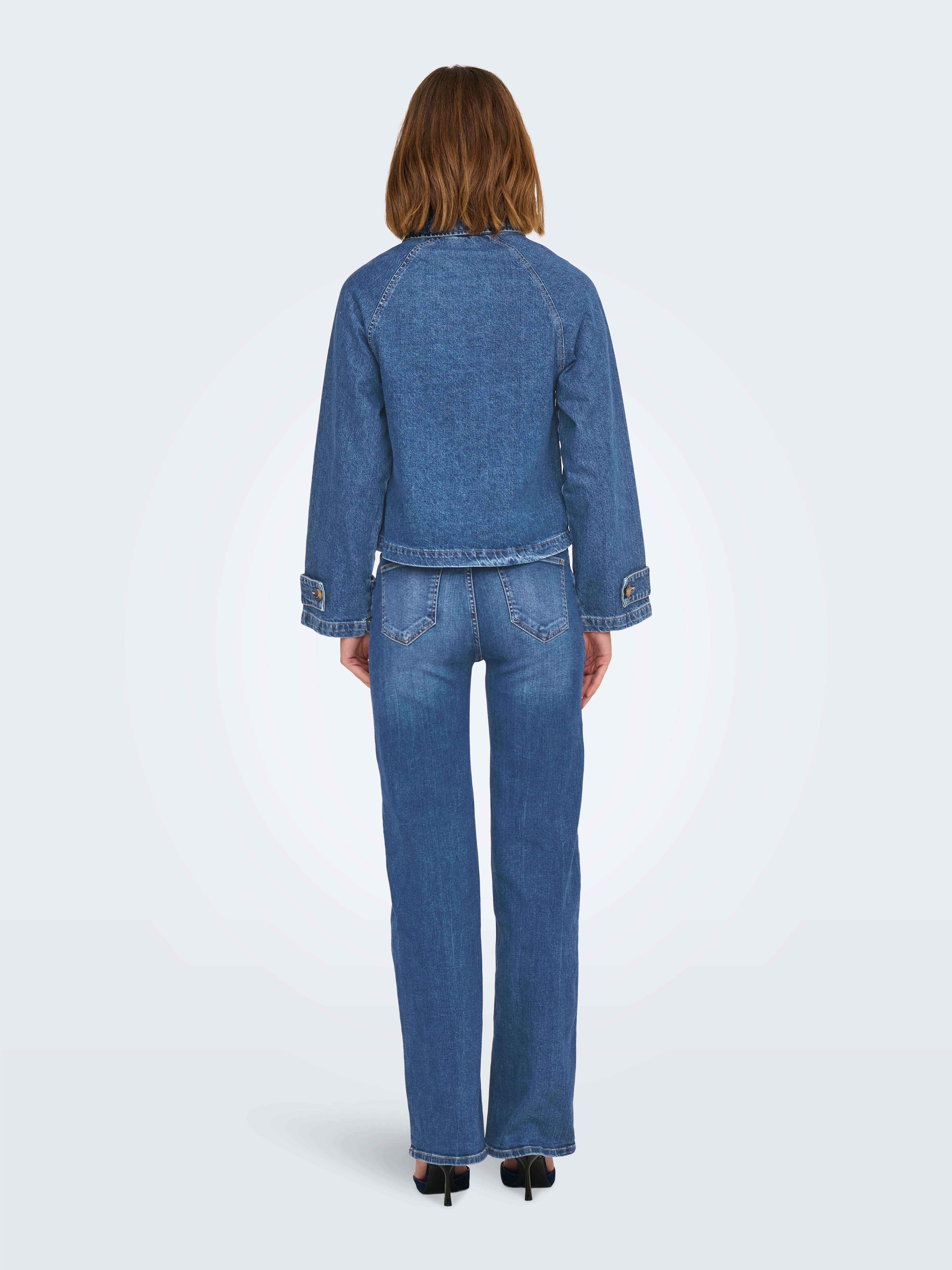 Only Jeansjack ONLAPRIL SHORT DNM TRENCH AKM