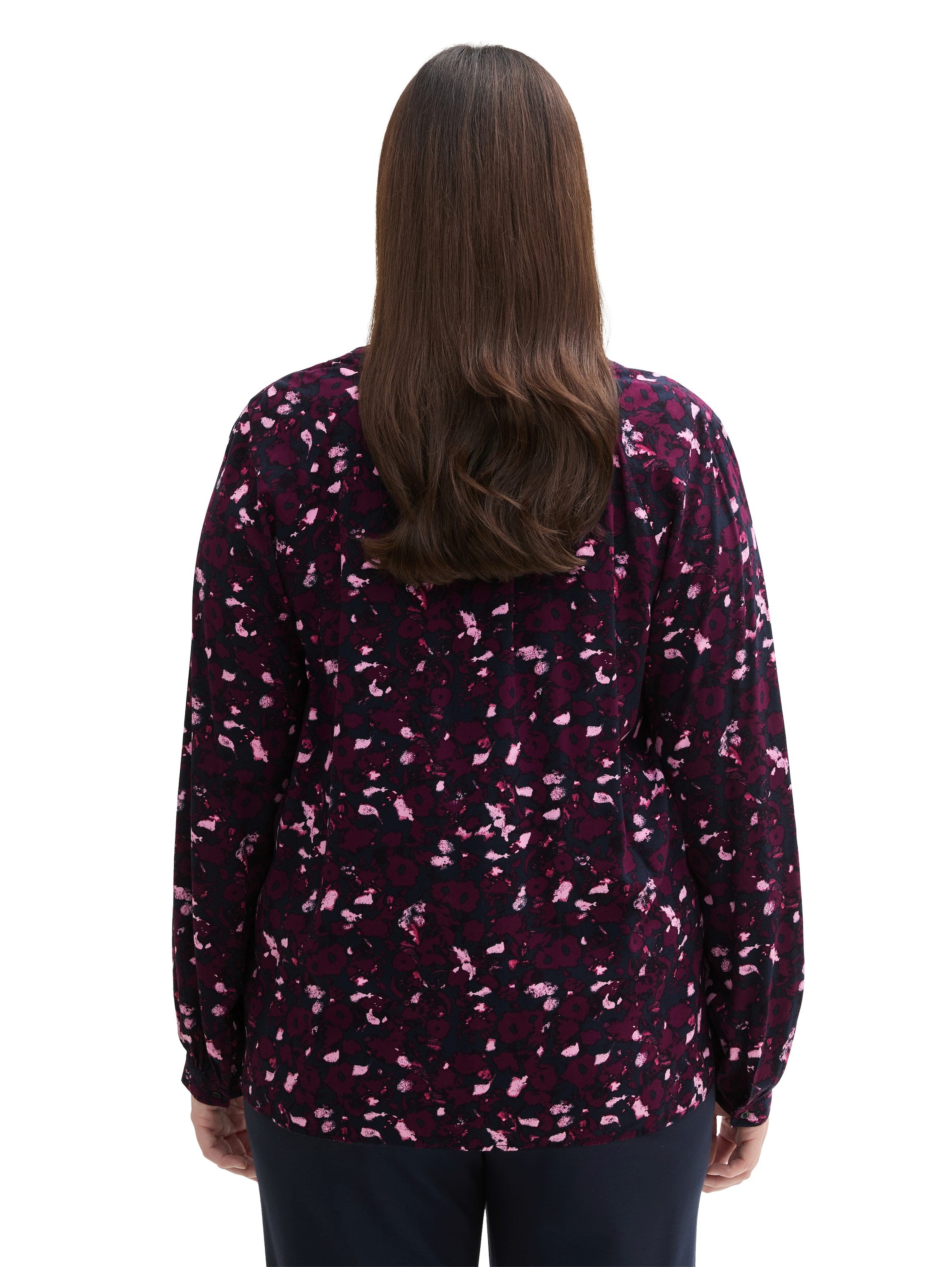 TOM TAILOR MY TRUE ME Blouse met lange mouwen met all-over print