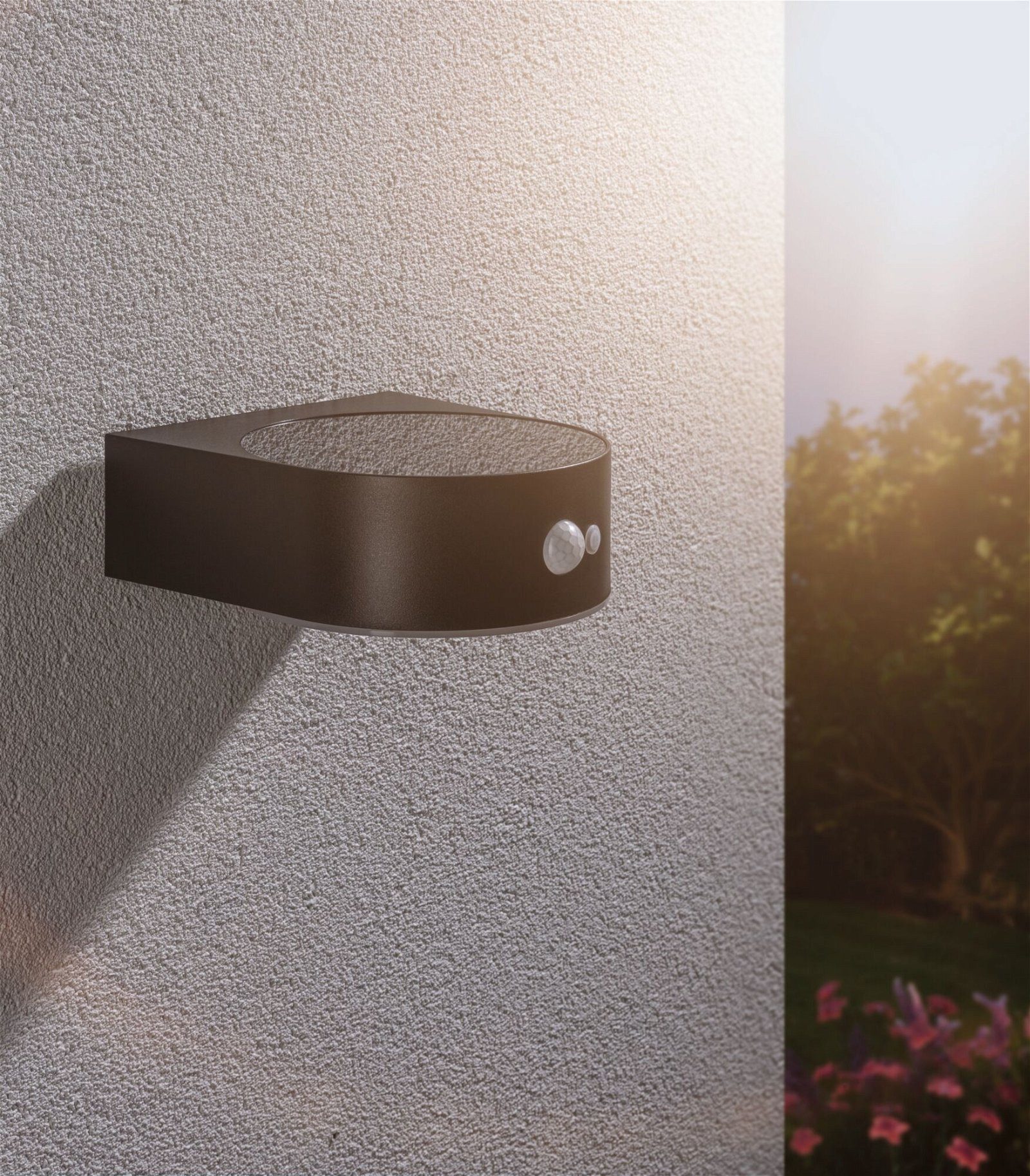 Paulmann Led-wandlamp voor buiten Solar Eileen IP44 3000K 400lm Zwart (1 stuk)