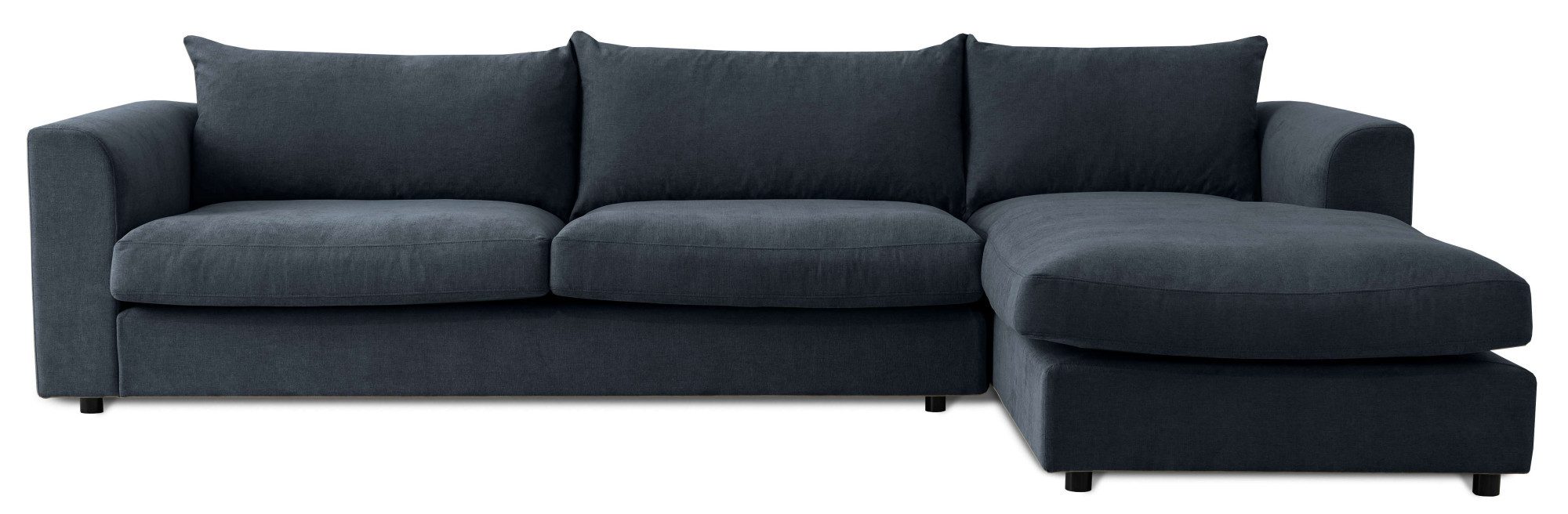 LeGer Home by Lena Gercke Hoekbank Avelina Breedte 297 cm, in cord- en chenille-stof, rugkussen met veren (2-delig)