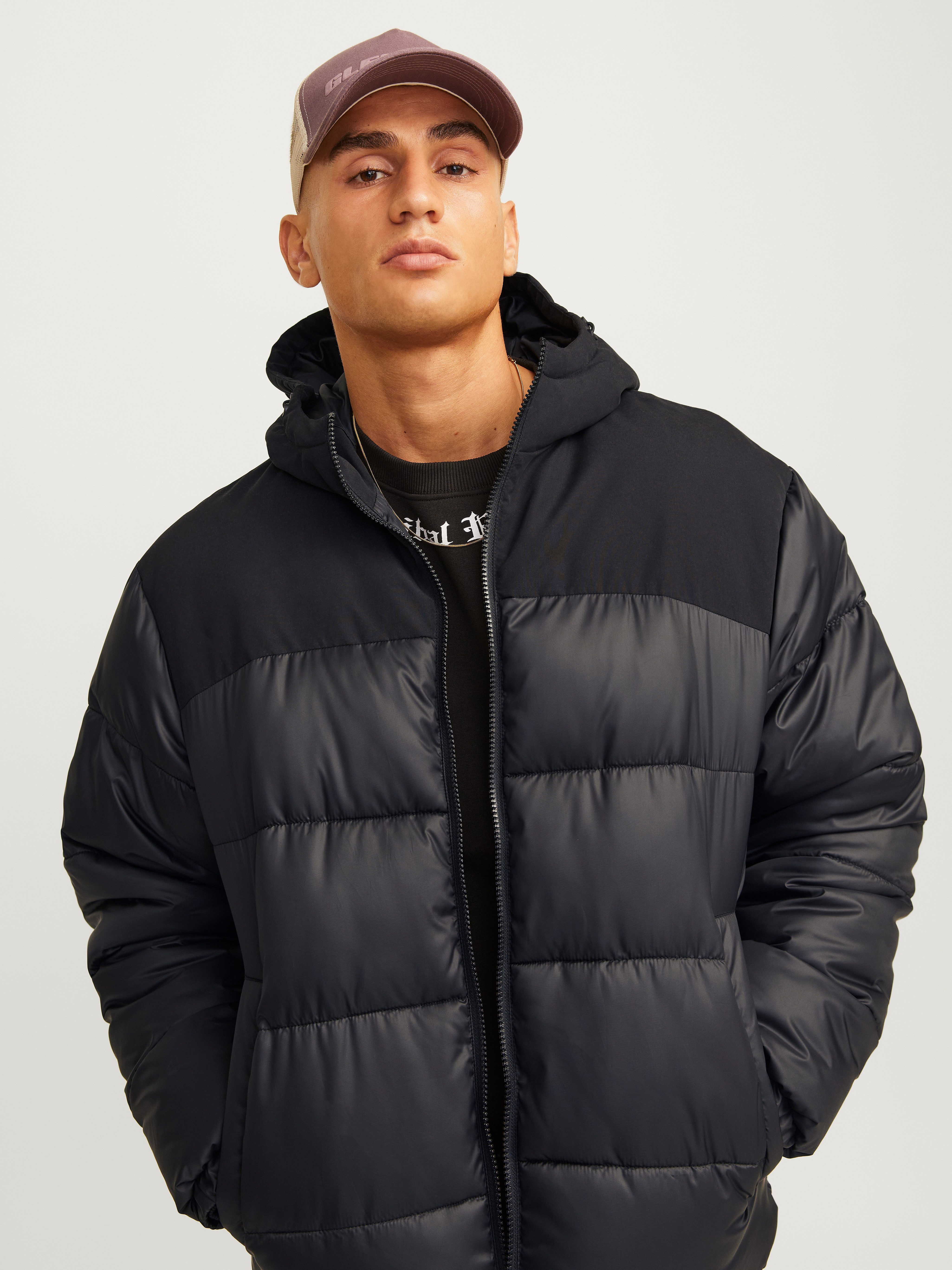 Jack & Jones Gewatteerde jas JJMOON HOOD PUFFER