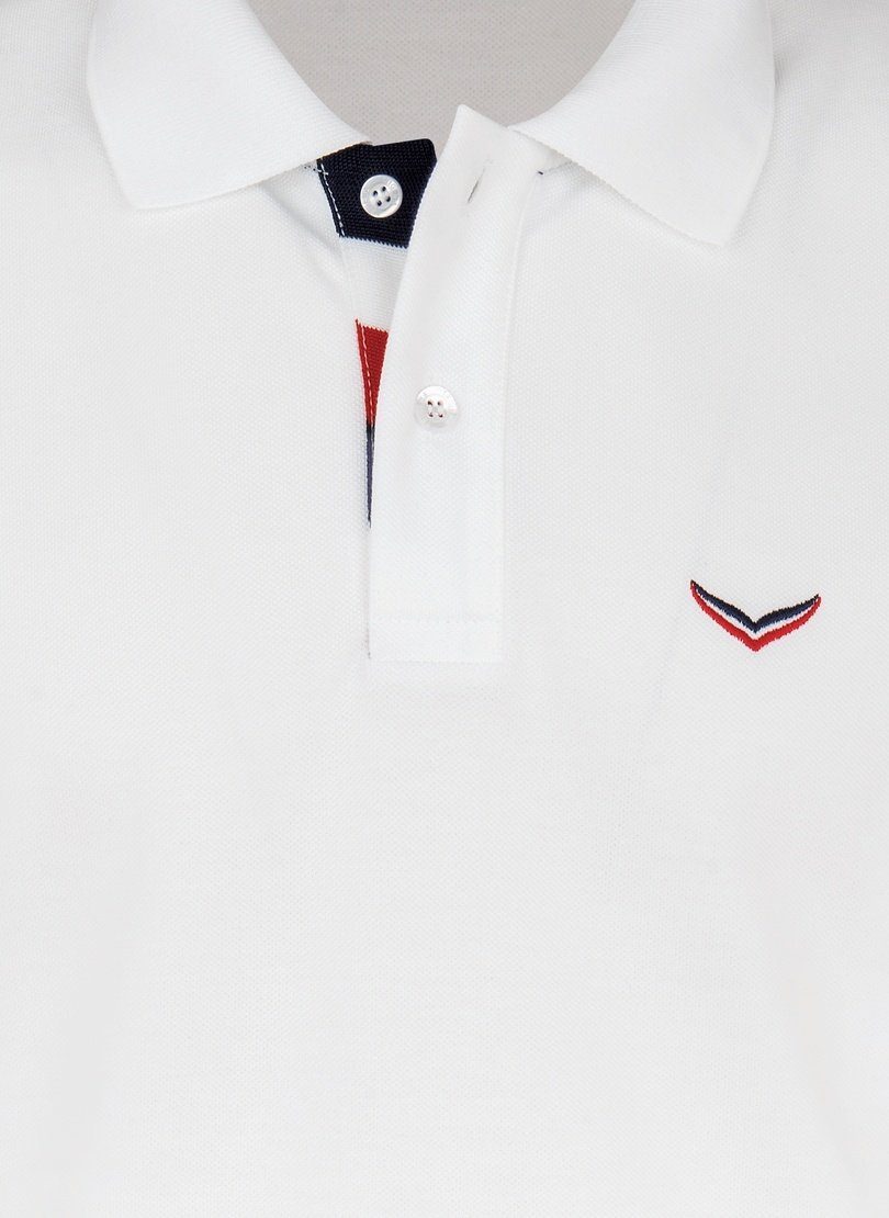Trigema Poloshirt TRIGEMA poloshirt met maritieme details (1-delig)