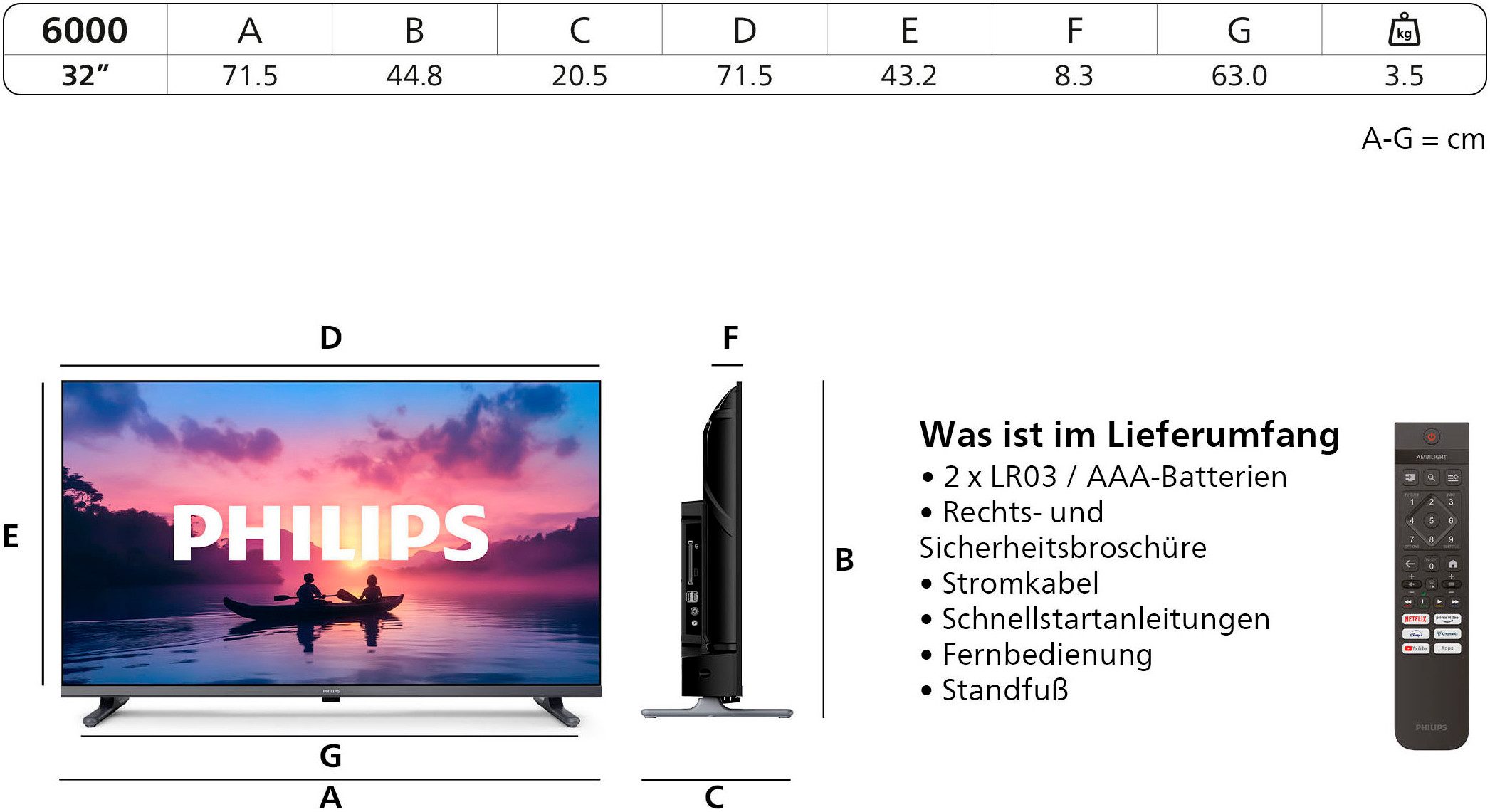 Philips Led-TV 32PHS6000/12