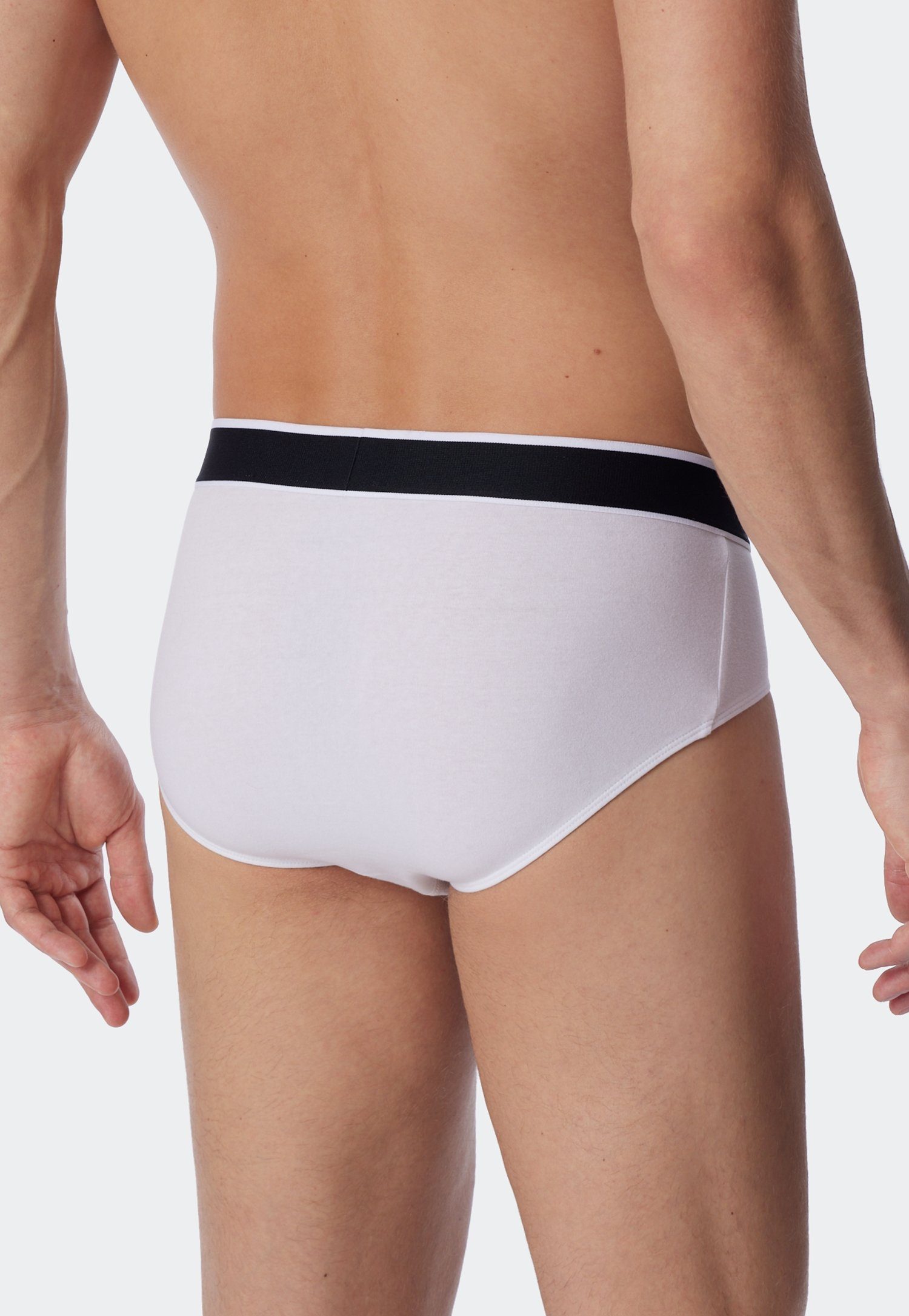 Schiesser Rio-slip 95/5 met sportieve webgummiband met contrasterend schiesser-logo (3 stuks)