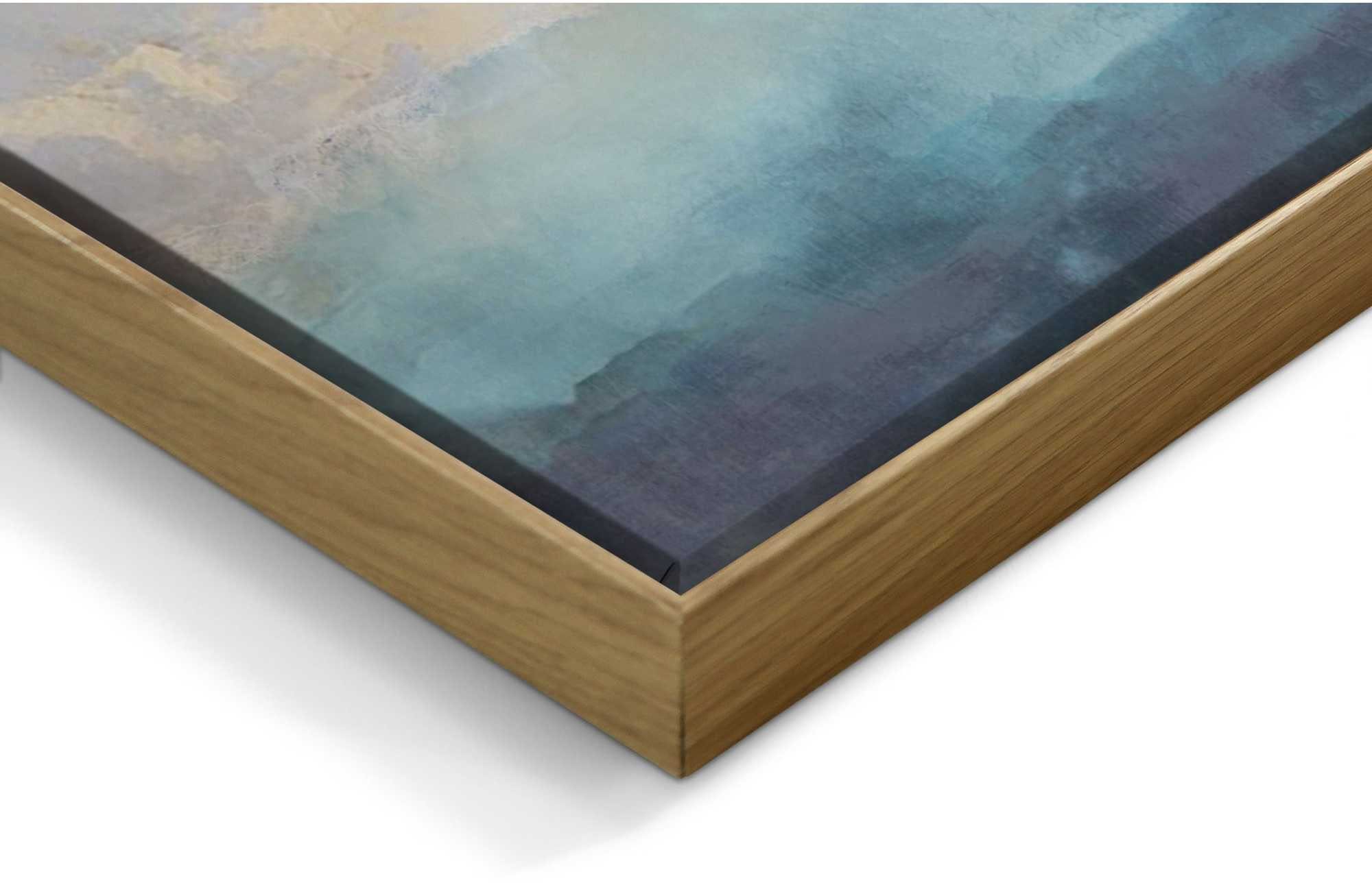 Reinders! Artprint op linnen Abstract blauw - artprint op linnen
