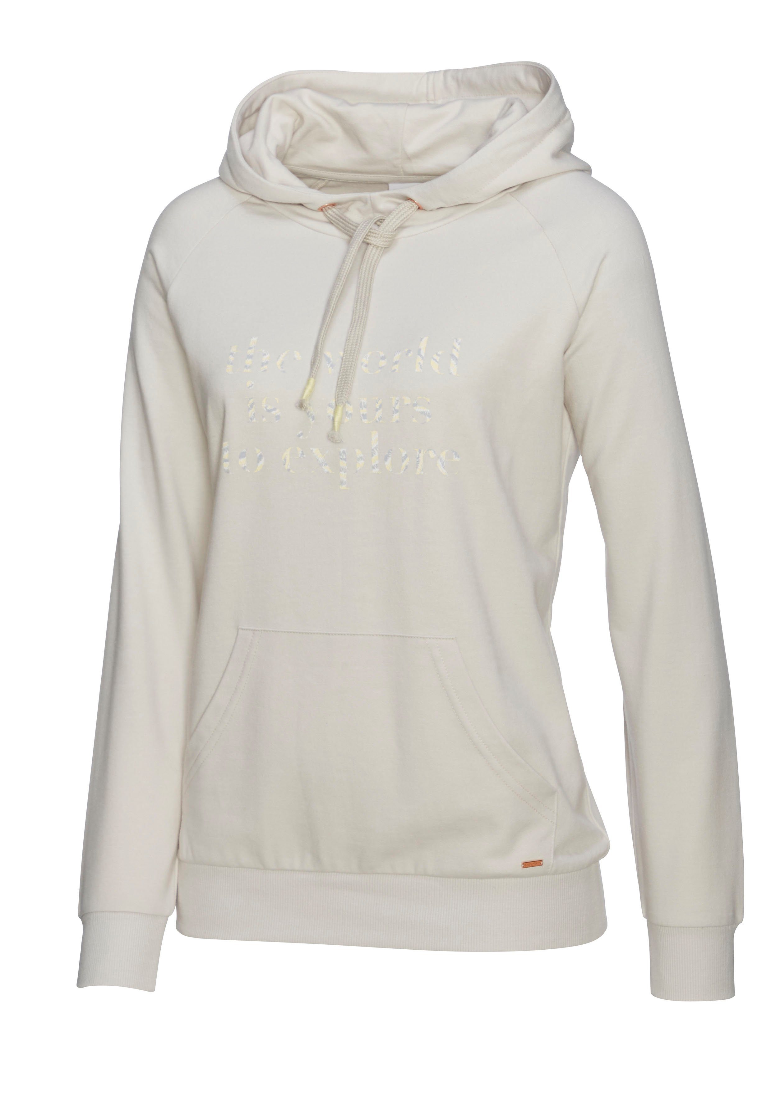 Lascana Hoodie met statement print, loungepak